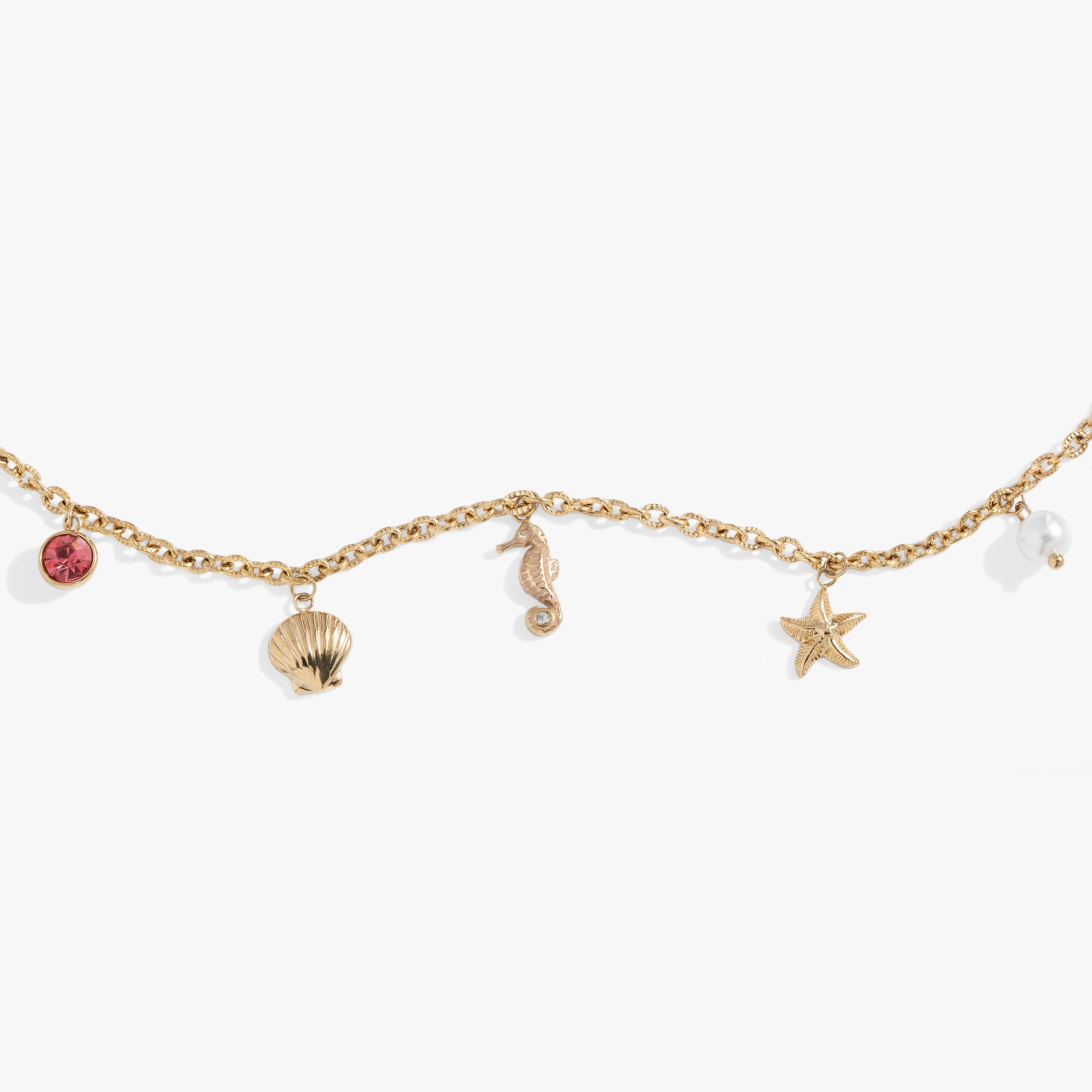 Seaside Anklet Stainless Steel Gold