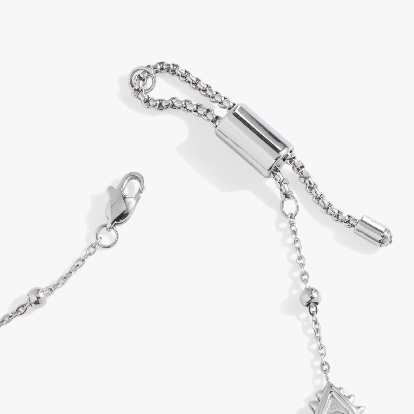 Evil Eye Crystal Anklet Stainless Steel Gold