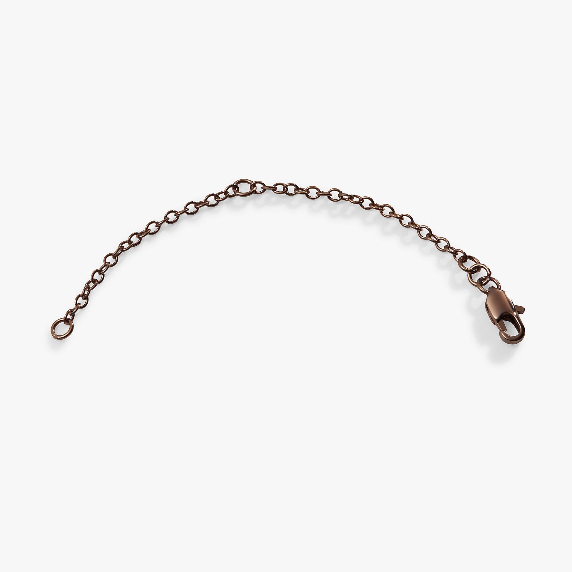 Necklace Cable Chain Extender, 3'' Chocolate