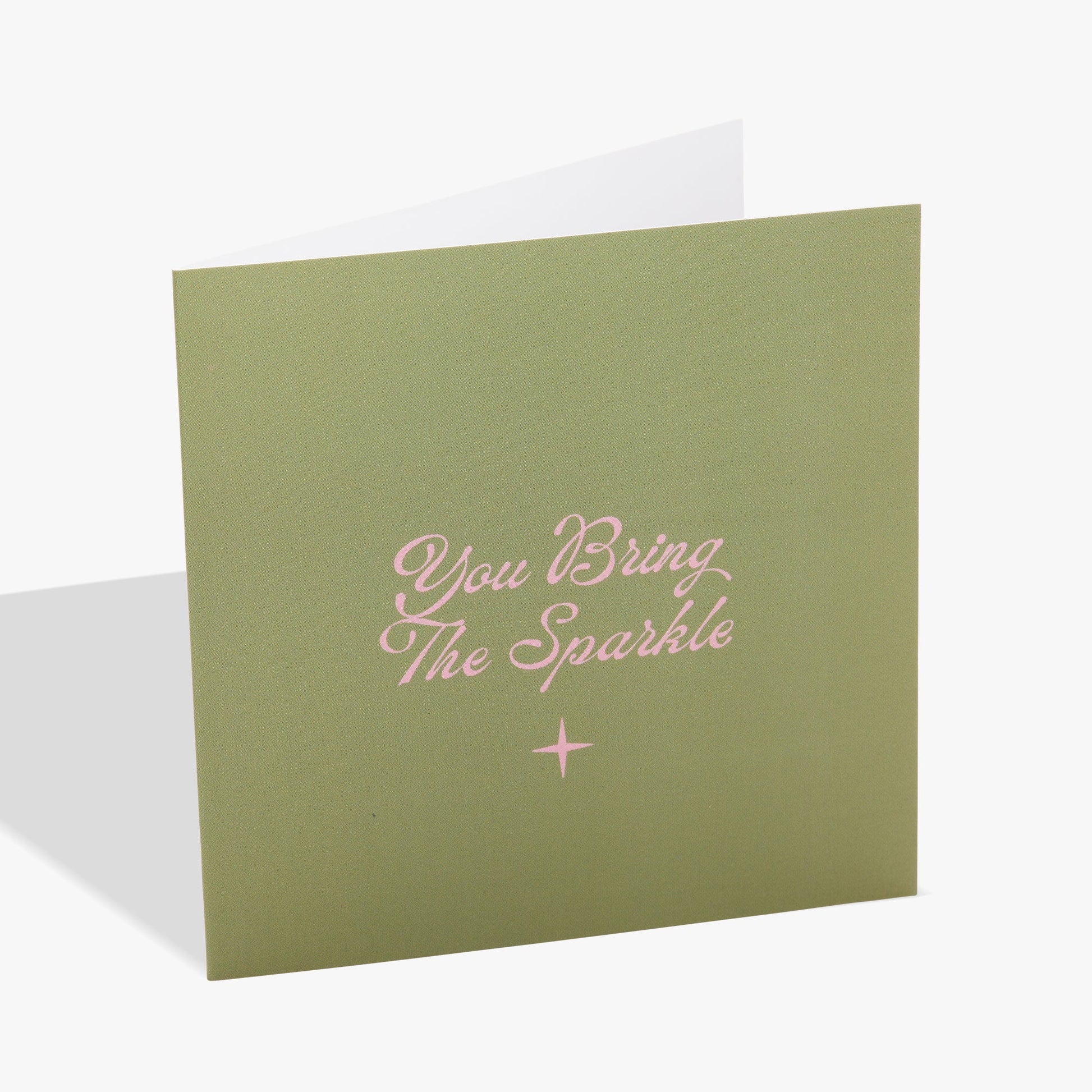 Evergreen Greeting Card Green