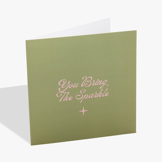Evergreen Greeting Card Green