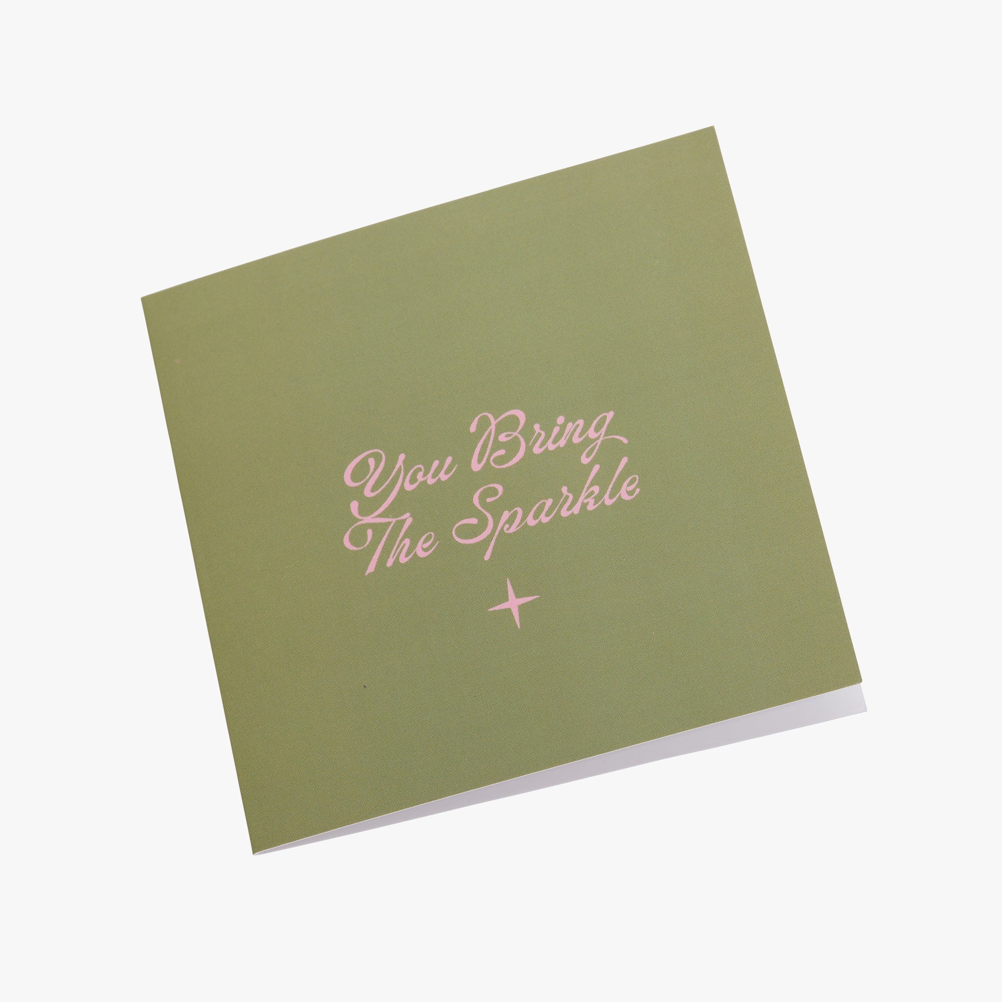 Evergreen Greeting Card Green