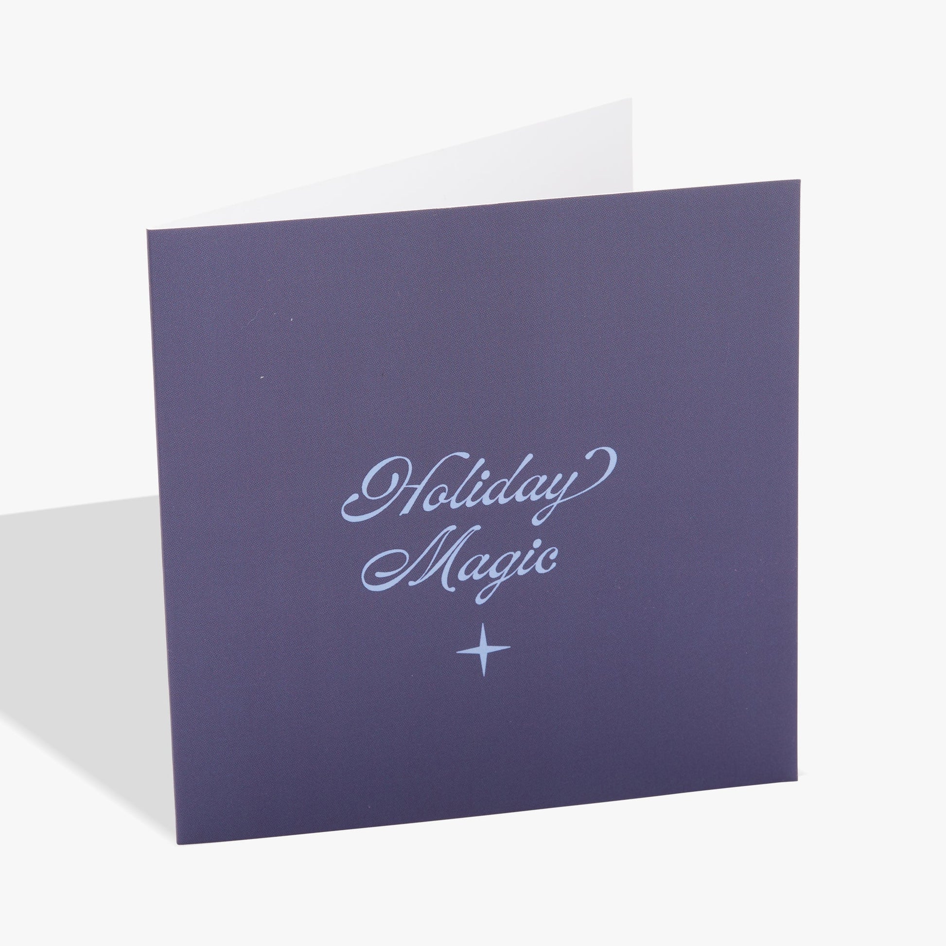 Holiday Greeting Card Blue
