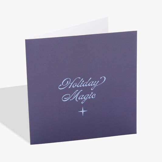 Holiday Greeting Card Blue