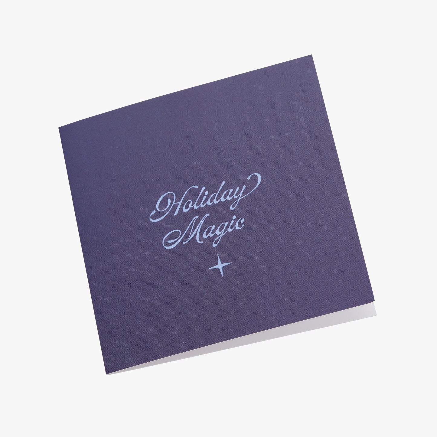 Holiday Greeting Card Blue