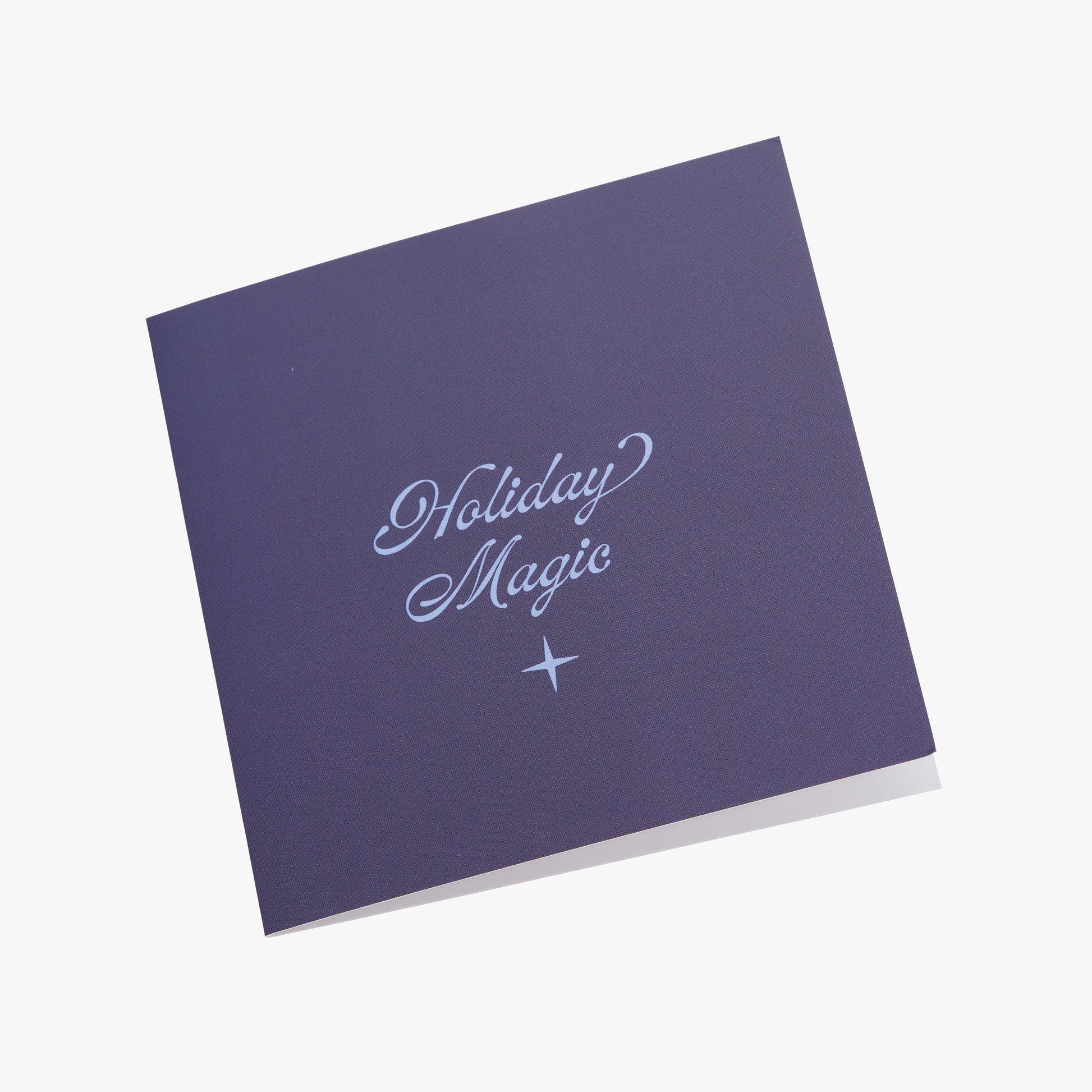 Holiday Greeting Card Blue