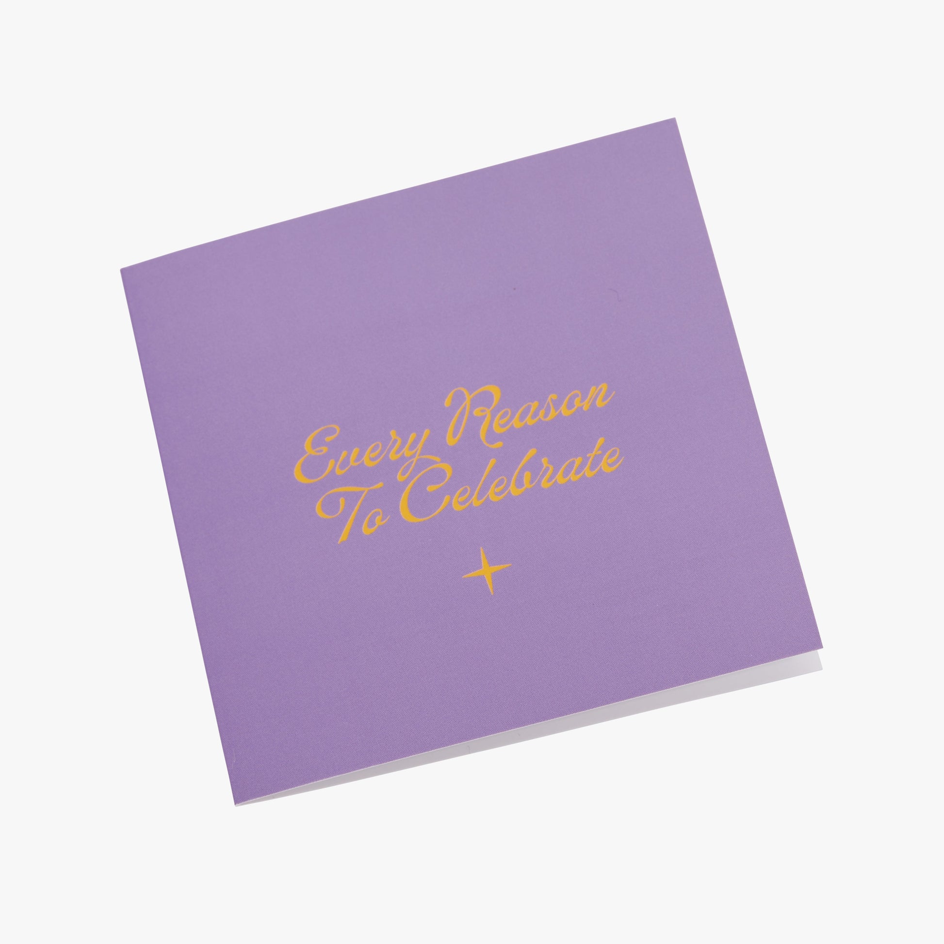 Celebration Greeting Card Purple