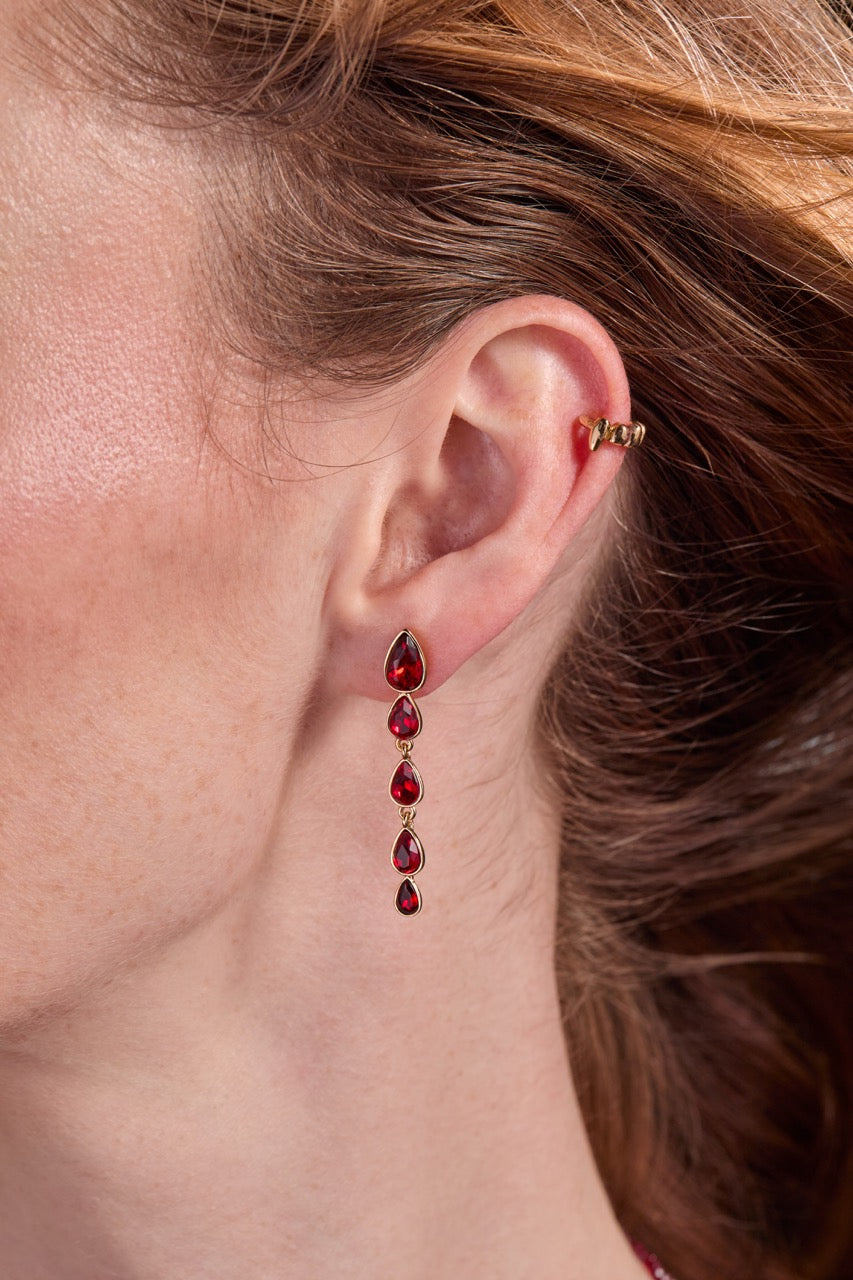 Vampire Earring Set Gold