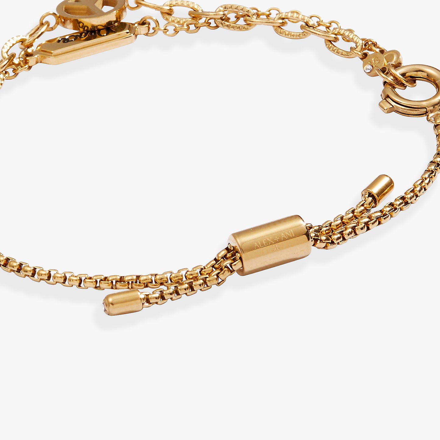 Peace Stranded Bracelet™ Set Stainless Steel Gold