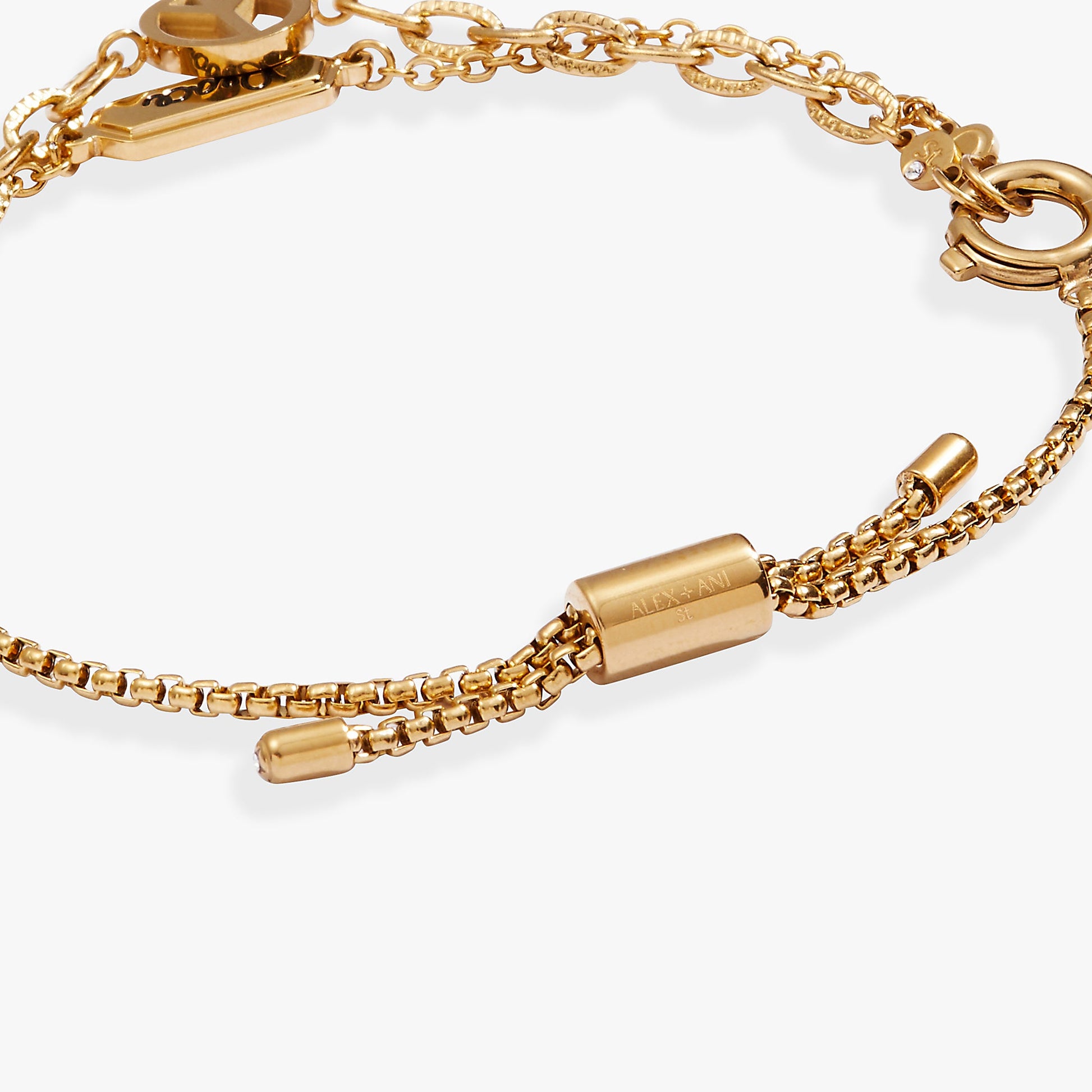 Peace Stranded Bracelet™ Set Stainless Steel Gold