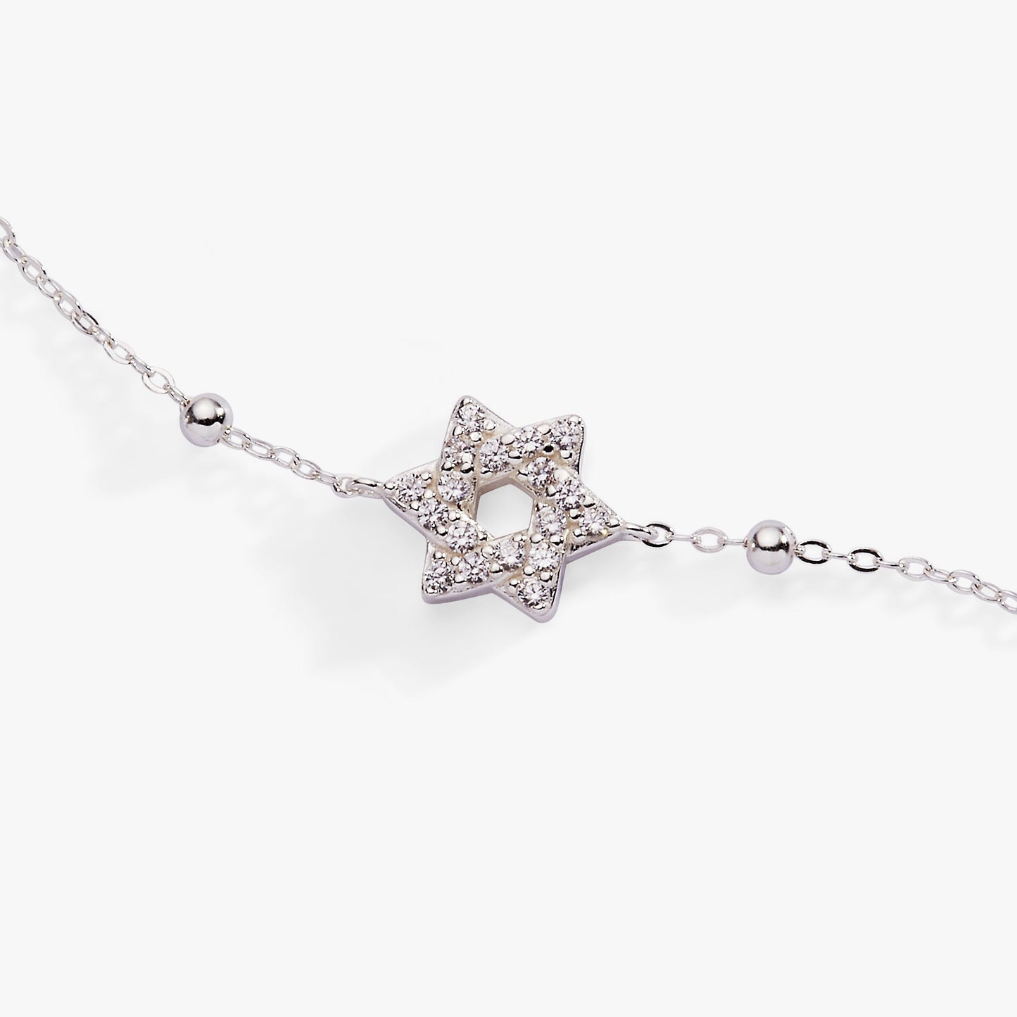 Divine Guides Precious Bracelet Star of David 14kt Gold Over Sterling Silver