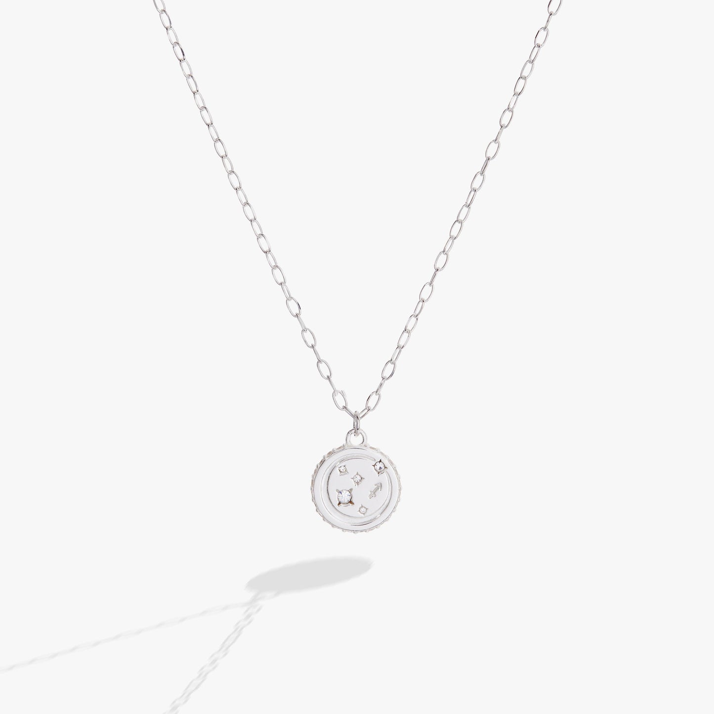 Sagittarius Zodiac Precious Necklace Sterling Silver
