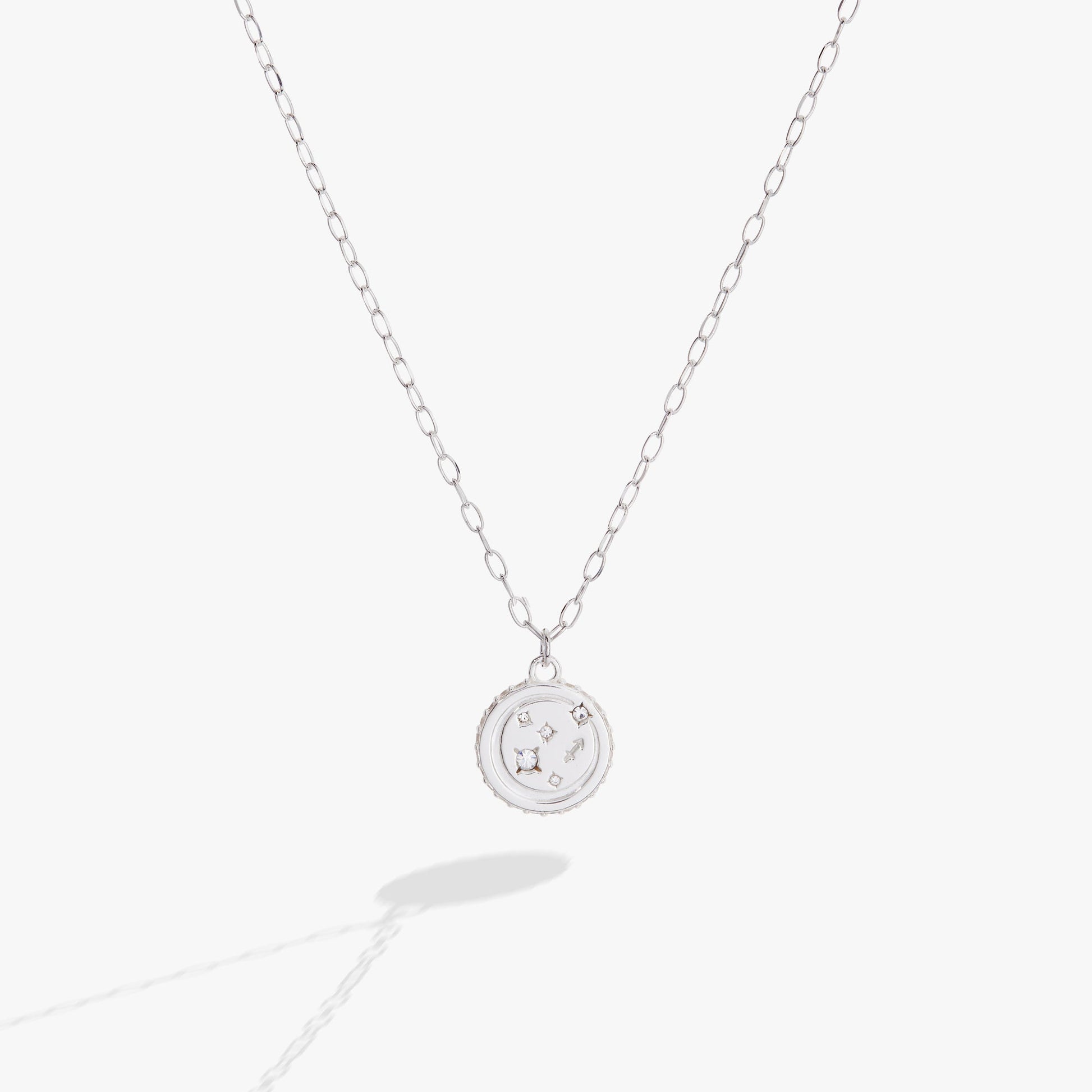 Sagittarius Zodiac Precious Necklace Sterling Silver