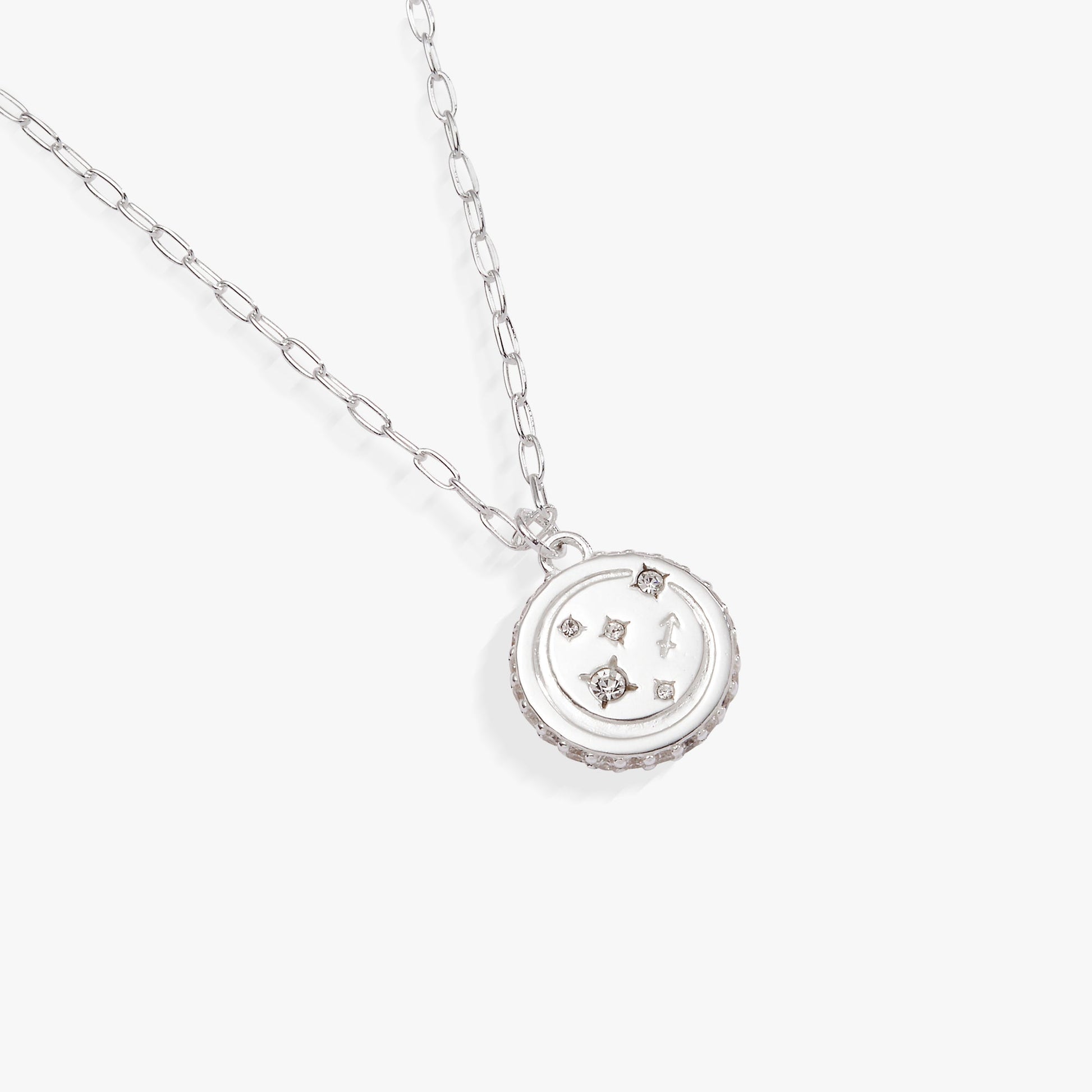 Sagittarius Zodiac Precious Necklace Sterling Silver