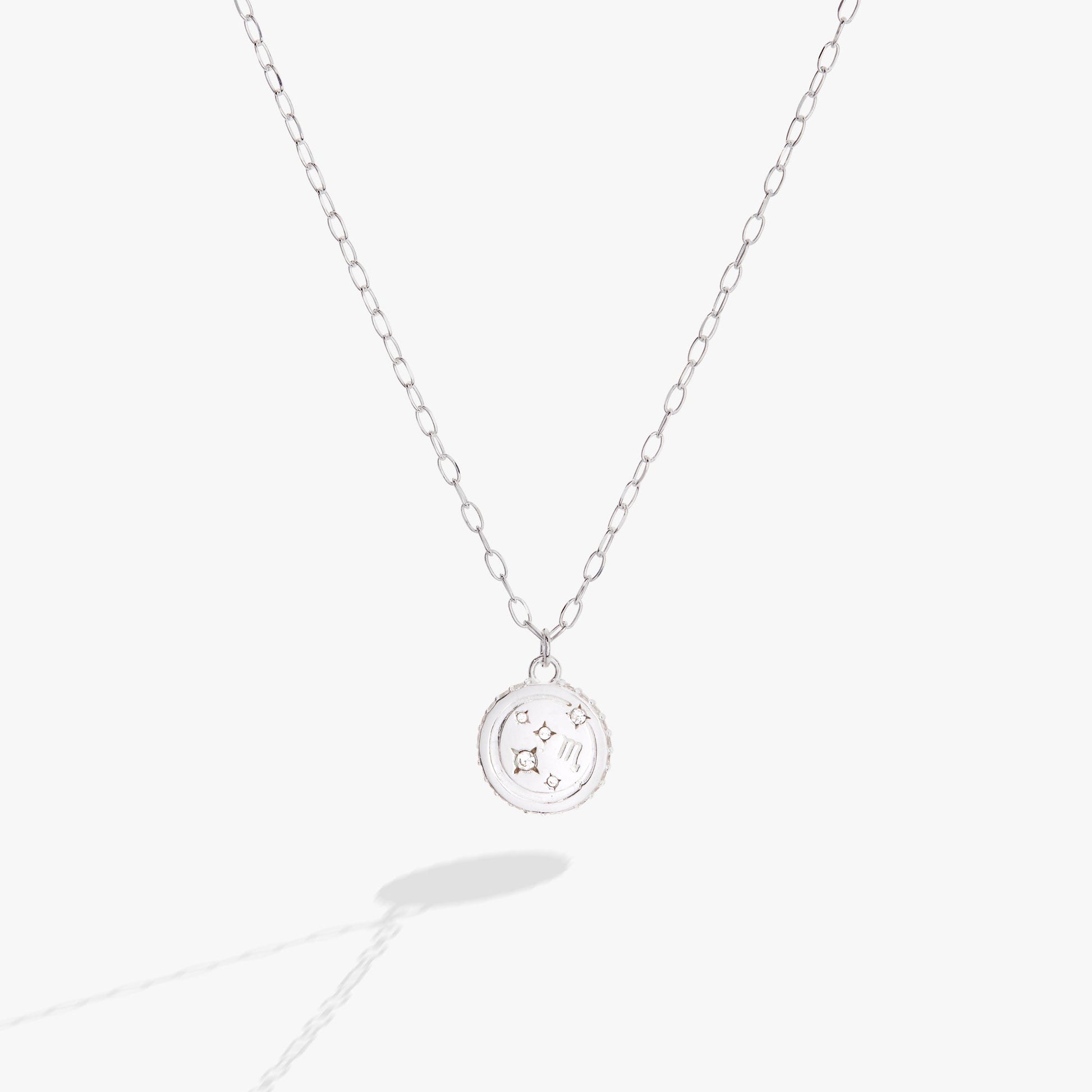 Scorpio Zodiac Precious Necklace Sterling Silver