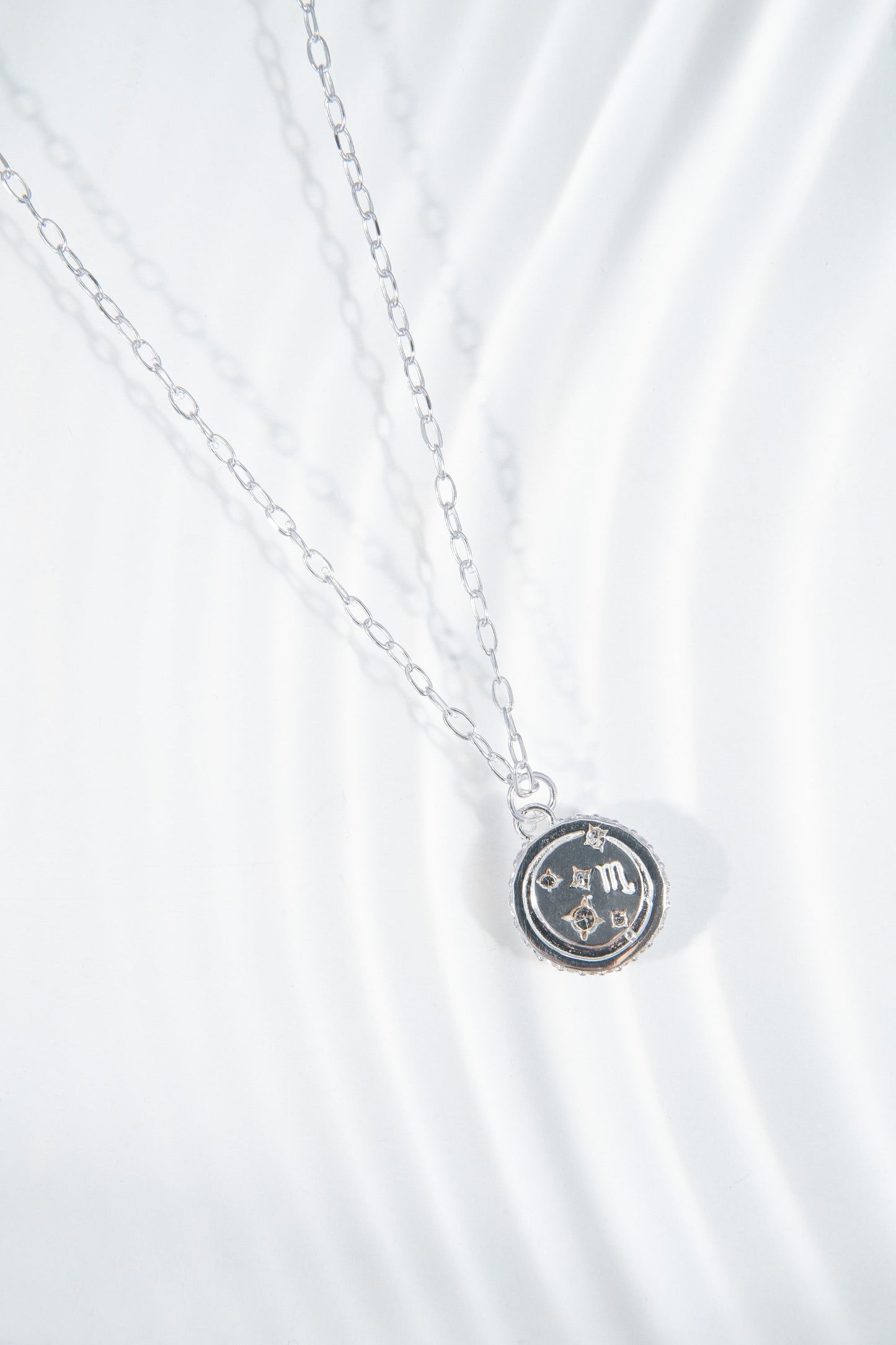 Scorpio Zodiac Precious Necklace Sterling Silver