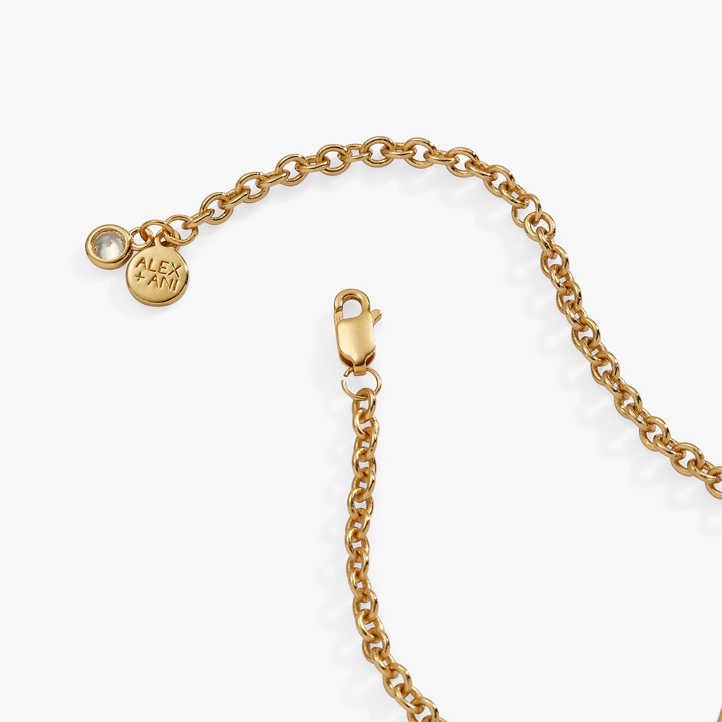 Star of David Heart Bracelet, 14kt Gold Plated Two Tone - Sterling Silver