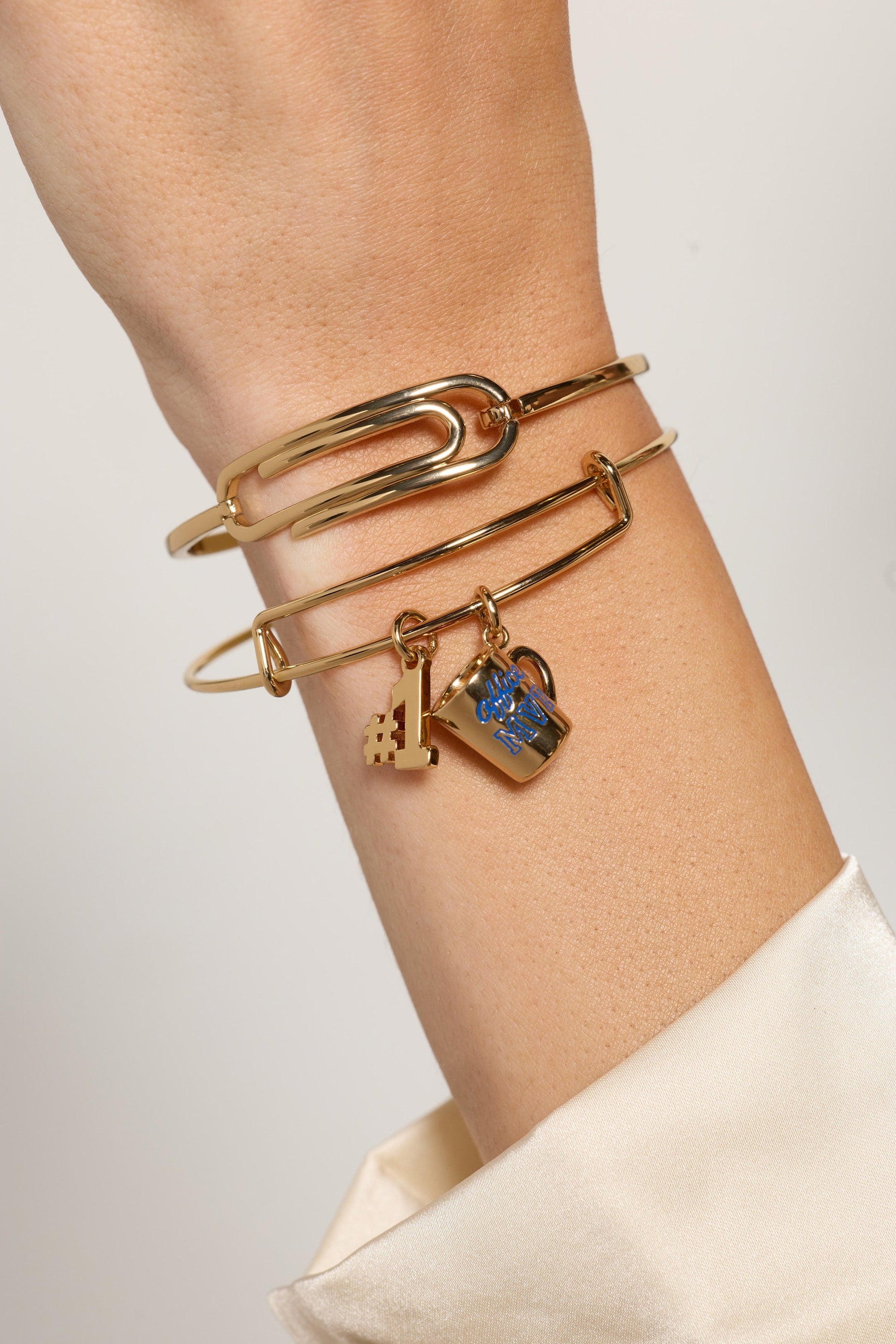 #1 'Office MVP' Mug Bangle Gold
