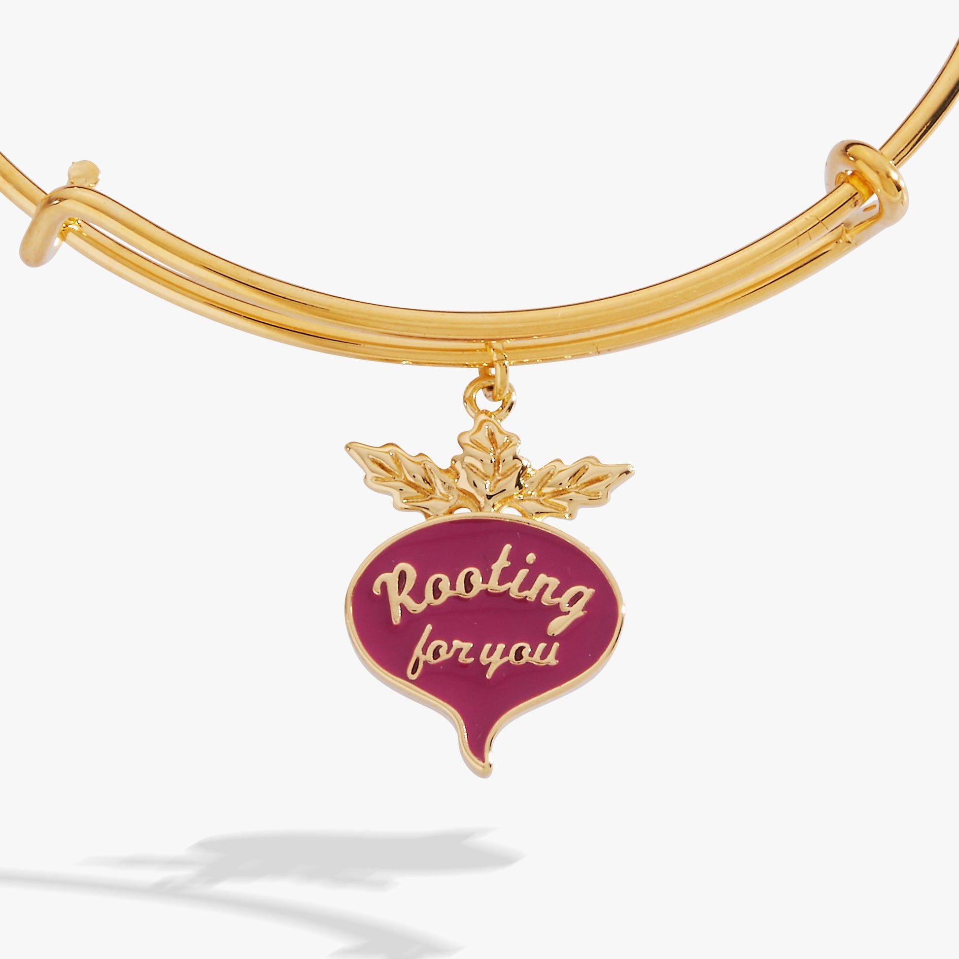 Farmers Market 'Rooting For You' Charm Bangle Gold