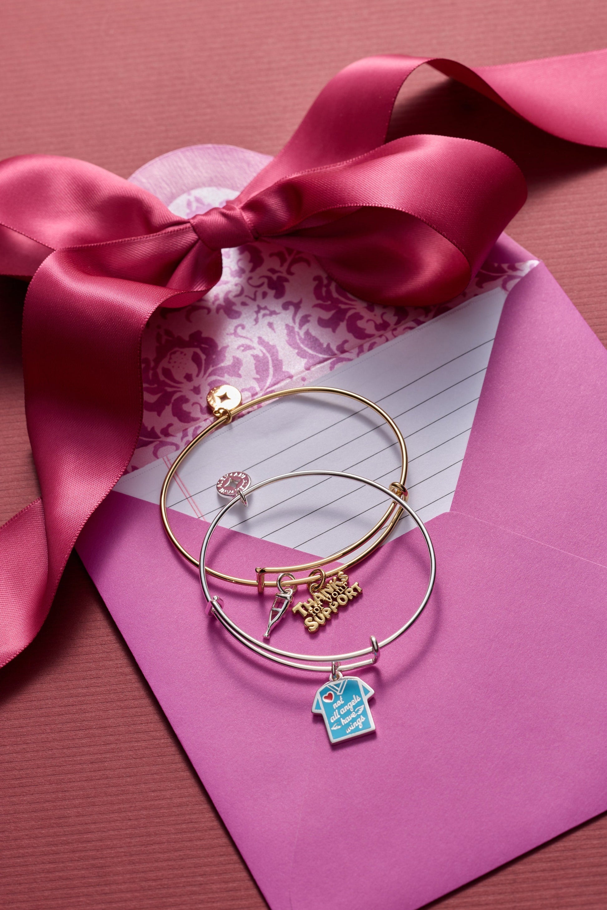Not All Angels Have Wings' Scrubs Bangle
    
    
    
       Silver