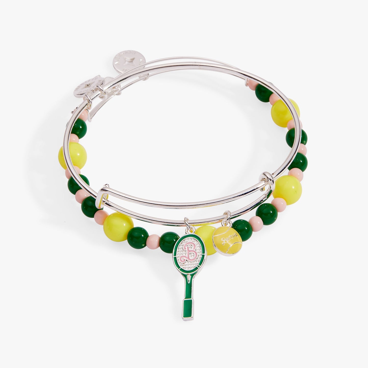 Barbie™ Tennis Bangle Set of 2 Silver