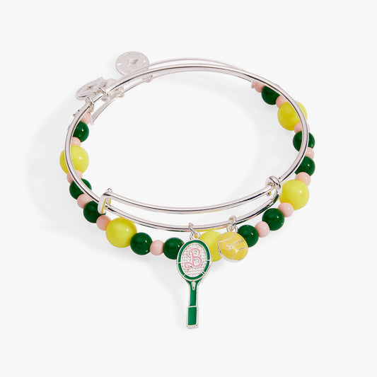 Barbie™ Tennis Bangle Set of 2 Silver