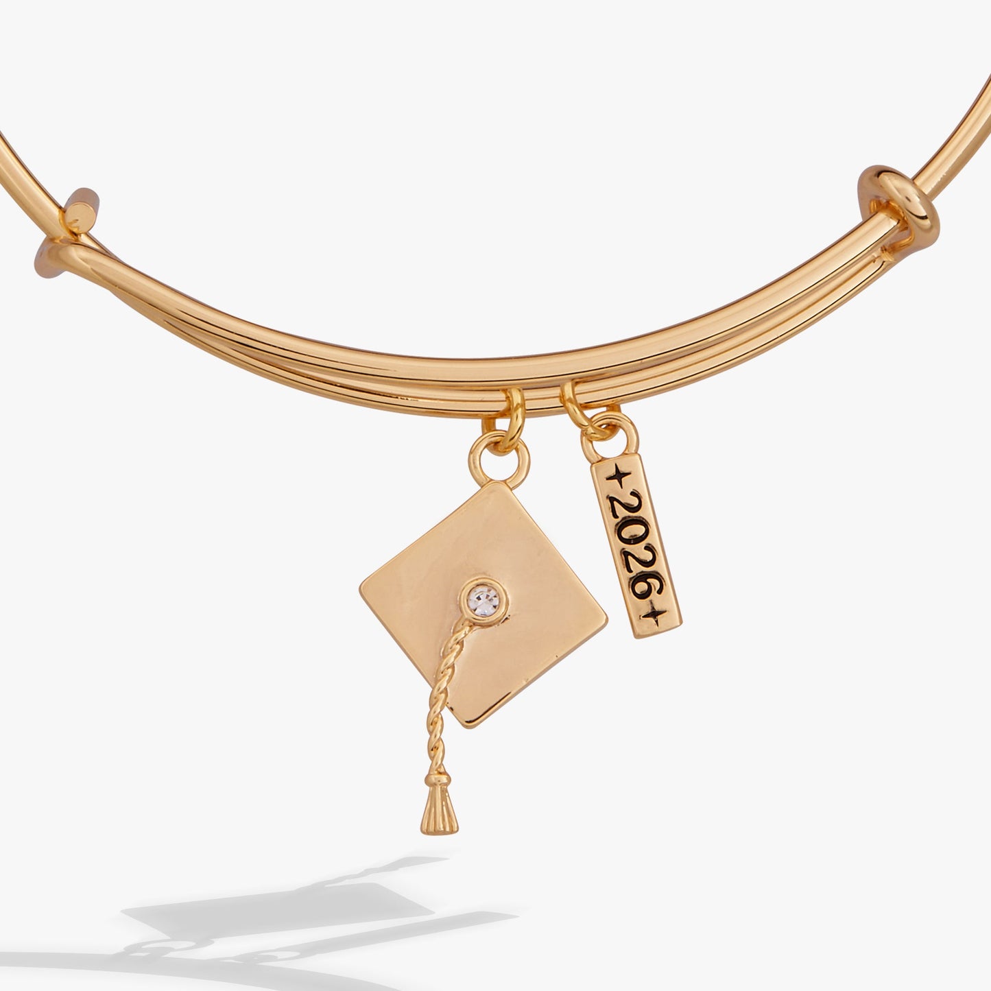 Graduation 2026 Multi-Charm Bangle Gold