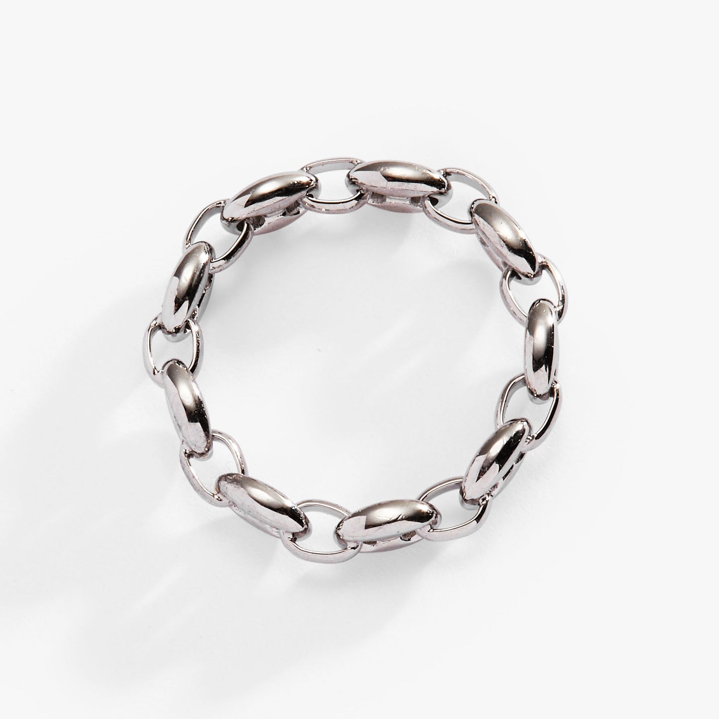Frozen Mariner Chain Ring Stainless Steel Gold