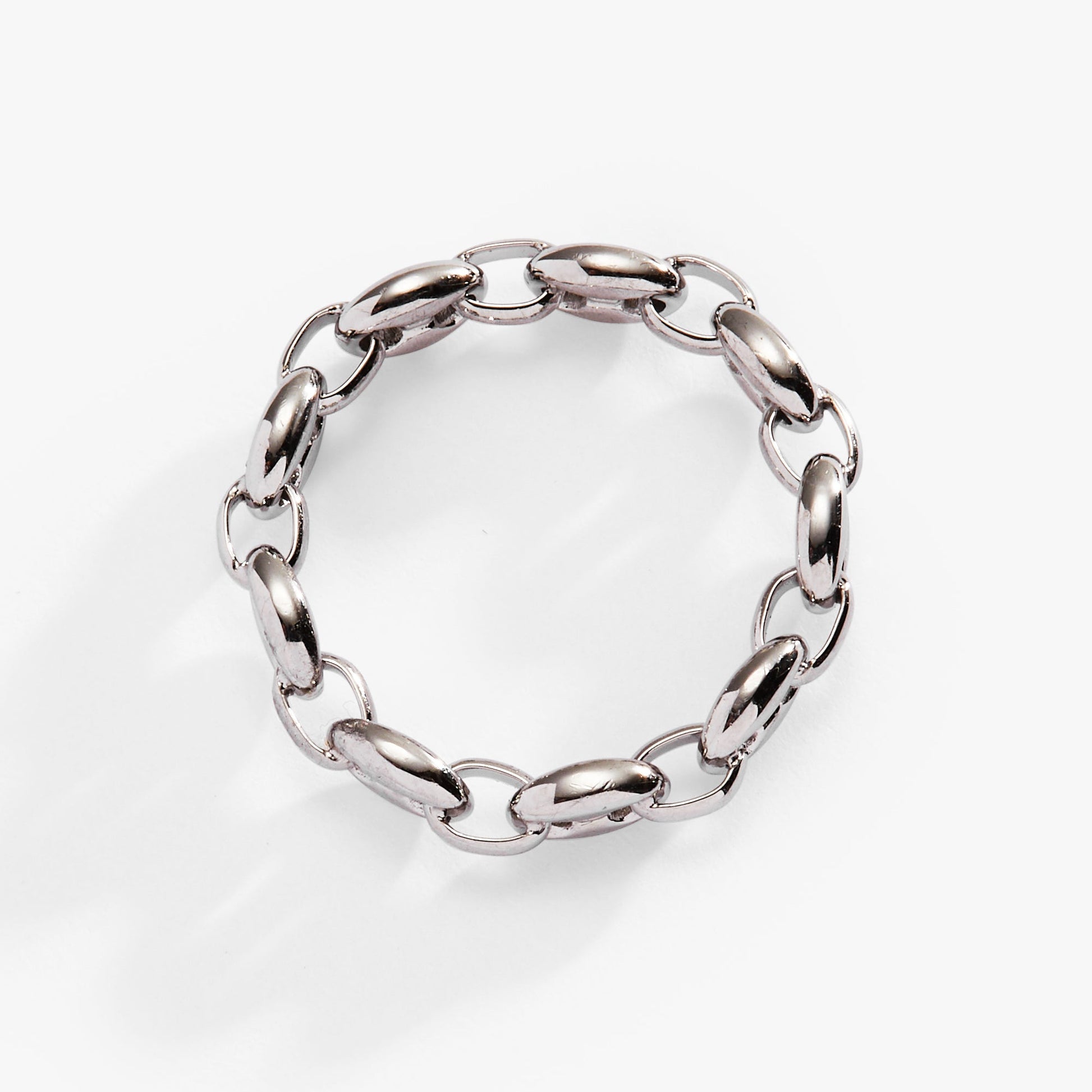 Frozen Mariner Chain Ring Stainless Steel Gold