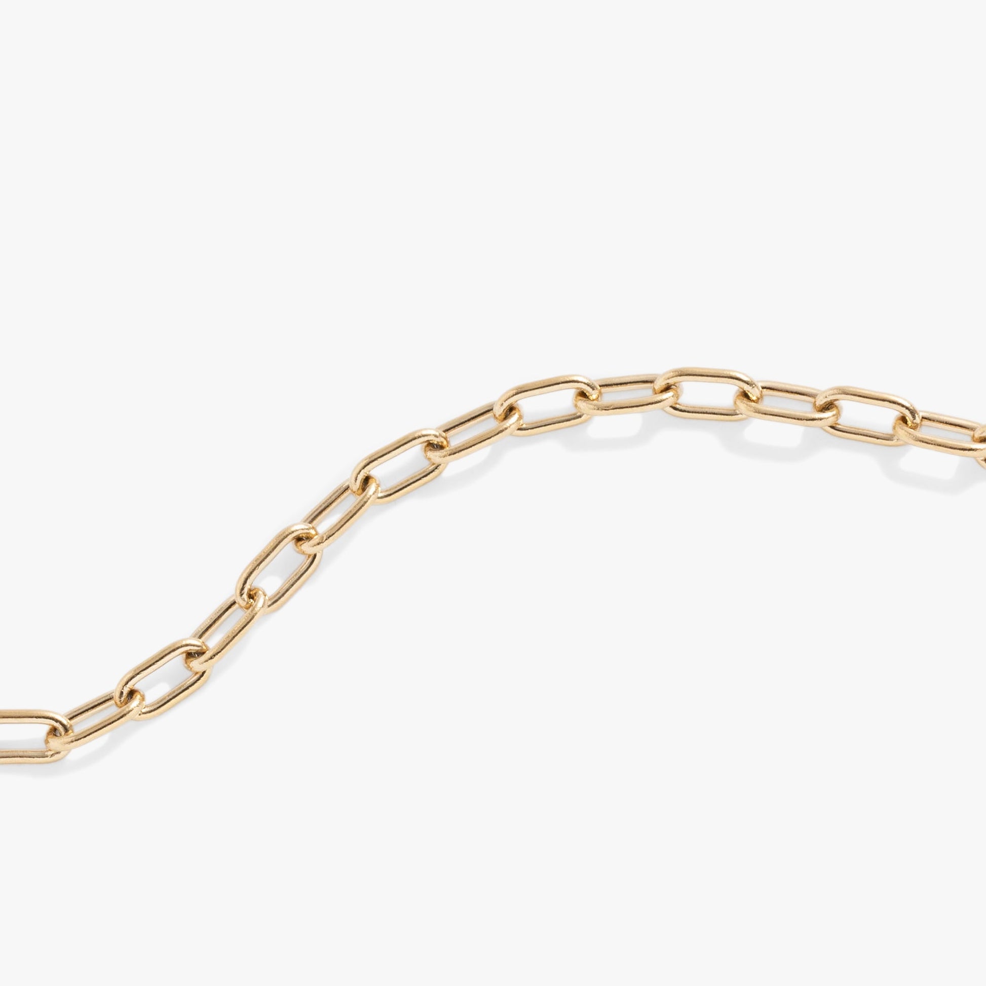 Everyday Paperclip Chain Bracelet Stainless Steel Gold