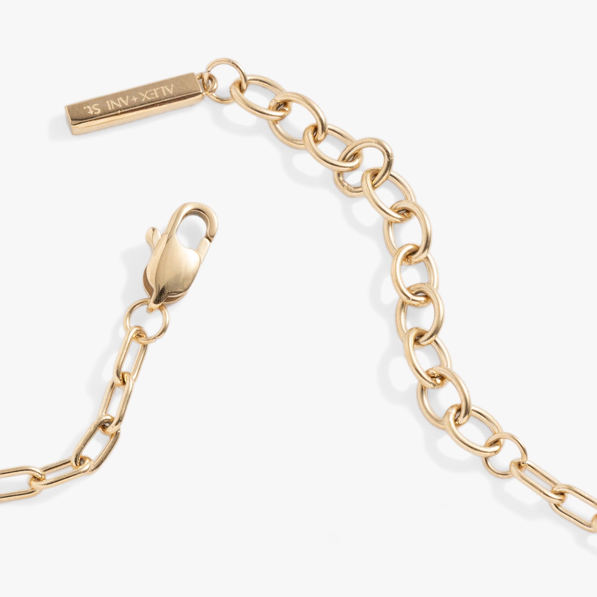 Everyday Paperclip Chain Bracelet Stainless Steel Gold