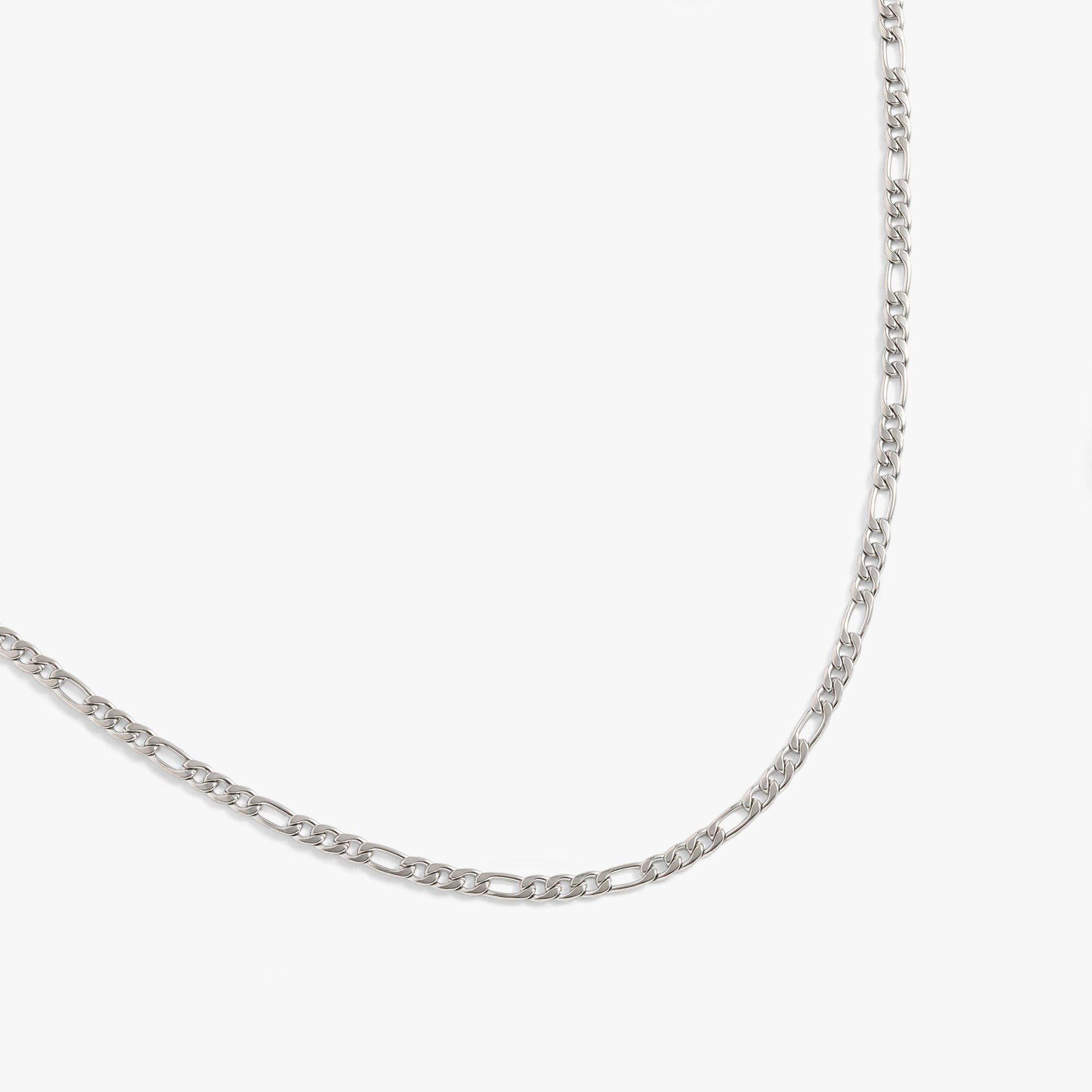 Figaro Charm & Layering Necklace Stainless Steel Gold