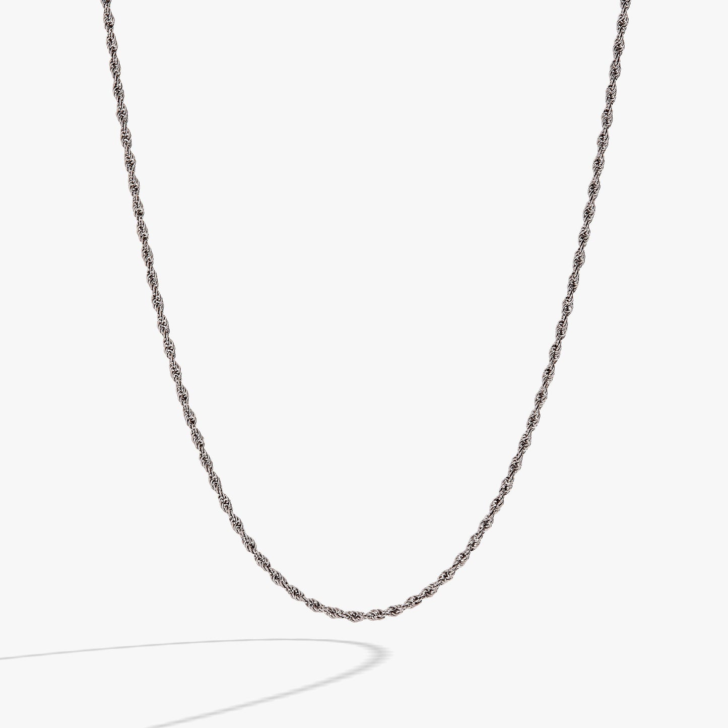 Mini Rope Chain Necklace Stainless Steel Gold