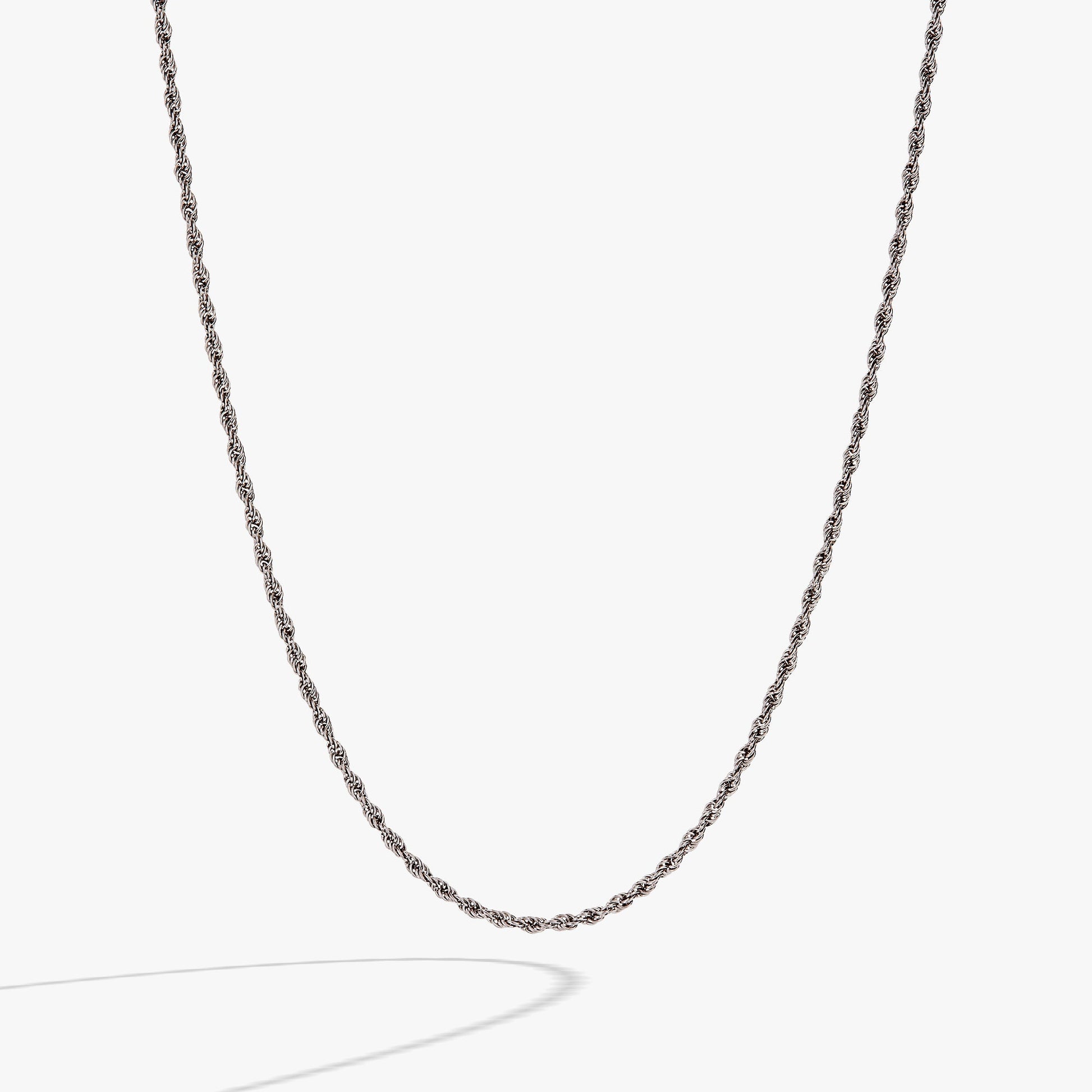 Mini Rope Chain Necklace Stainless Steel Gold