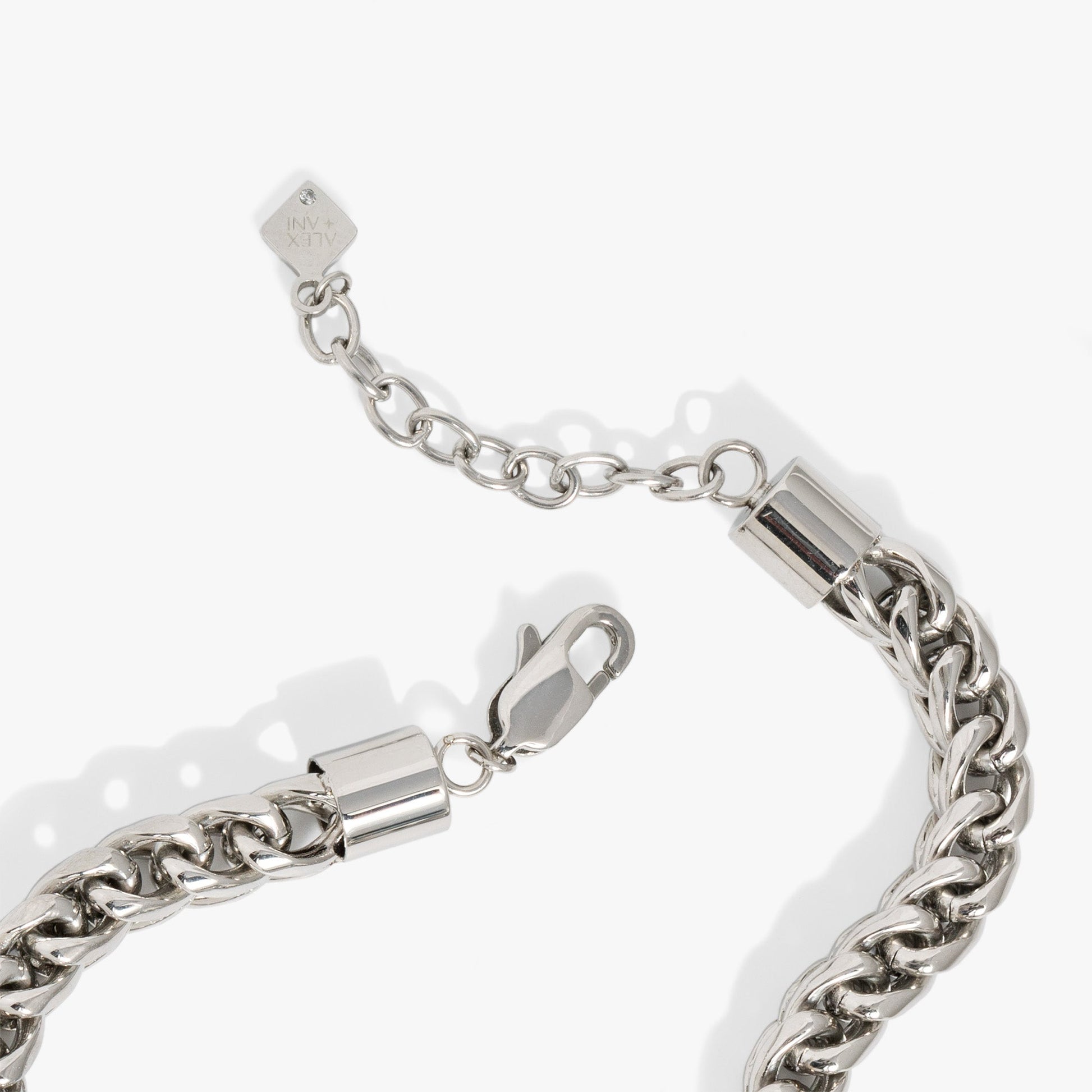 Adjustable Wheat Chain Bracelet Stainless Steel Gold