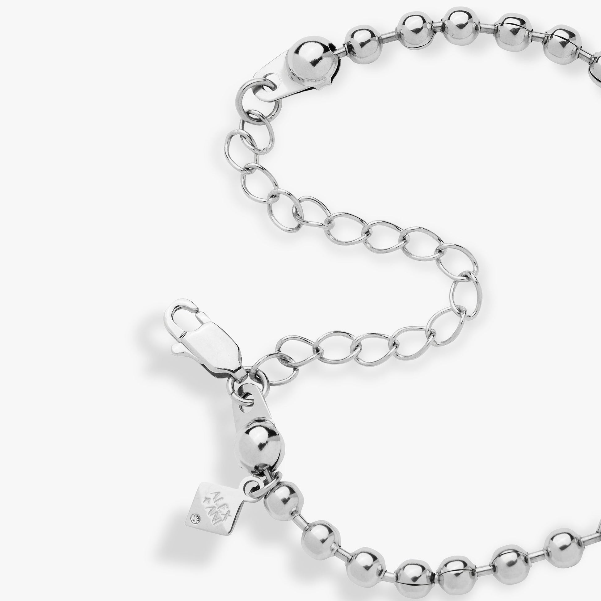 Sunflower Ball Chain Bracelet Two Tone - Stainless Steel