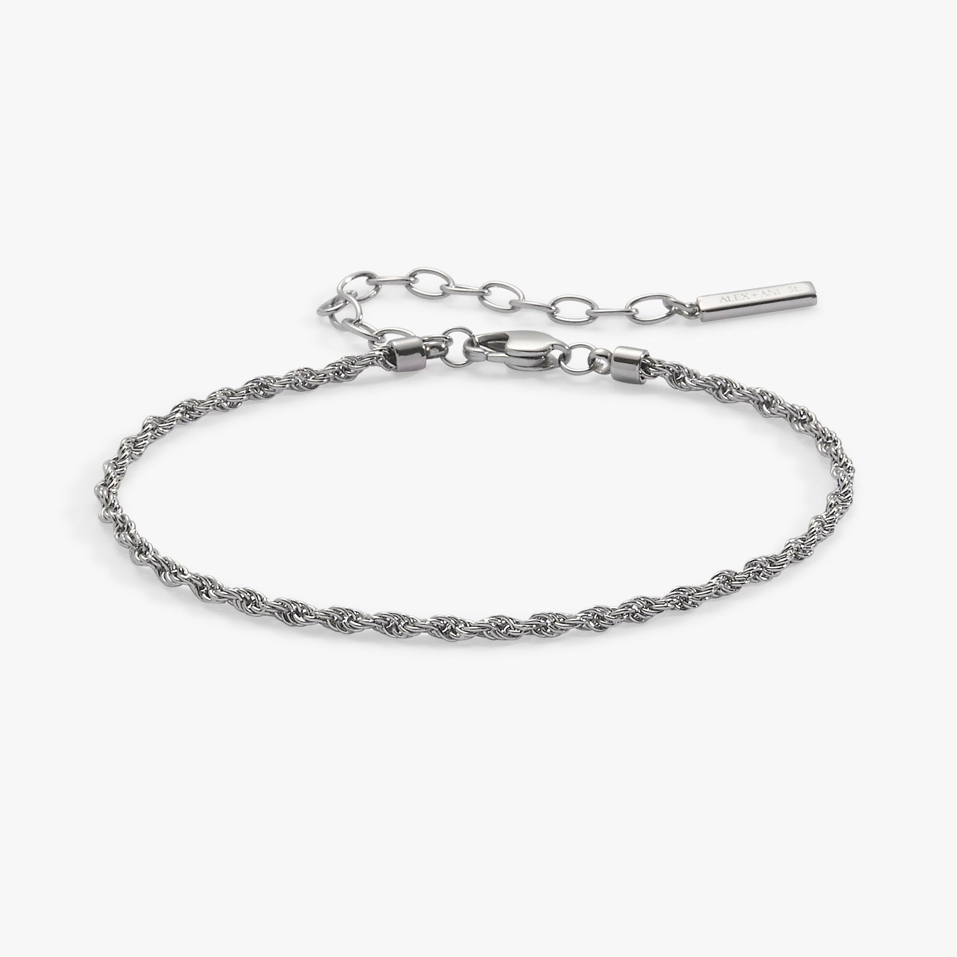 Mini Rope Chain Bracelet Stainless Steel Gold