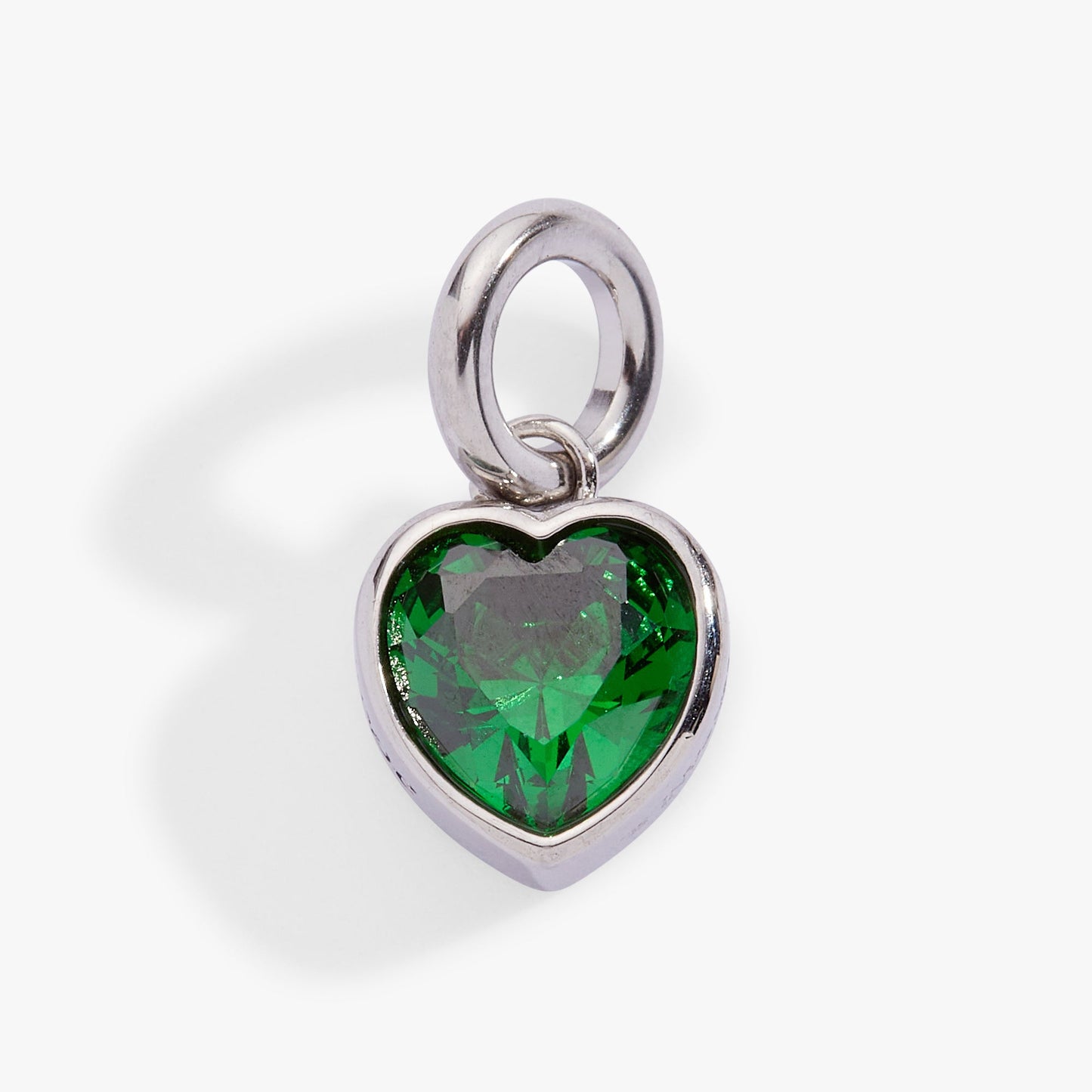 Hope' Heart Birthstone Charm-MAY Stainless Steel Gold