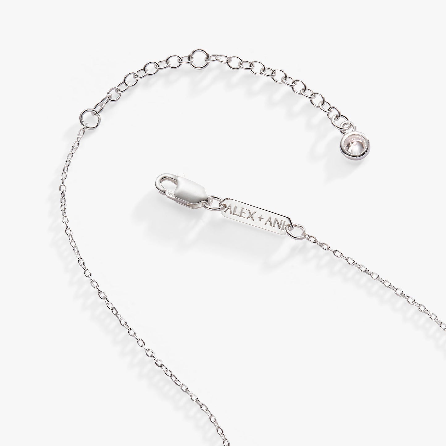 May Birthstone Precious Pendant Necklace Sterling Silver