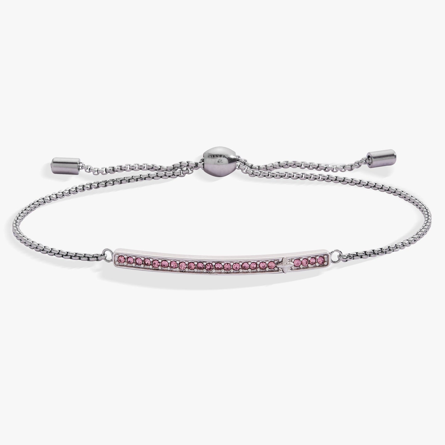 Birthstone Pave Bolo - June Stainless Steel Gold