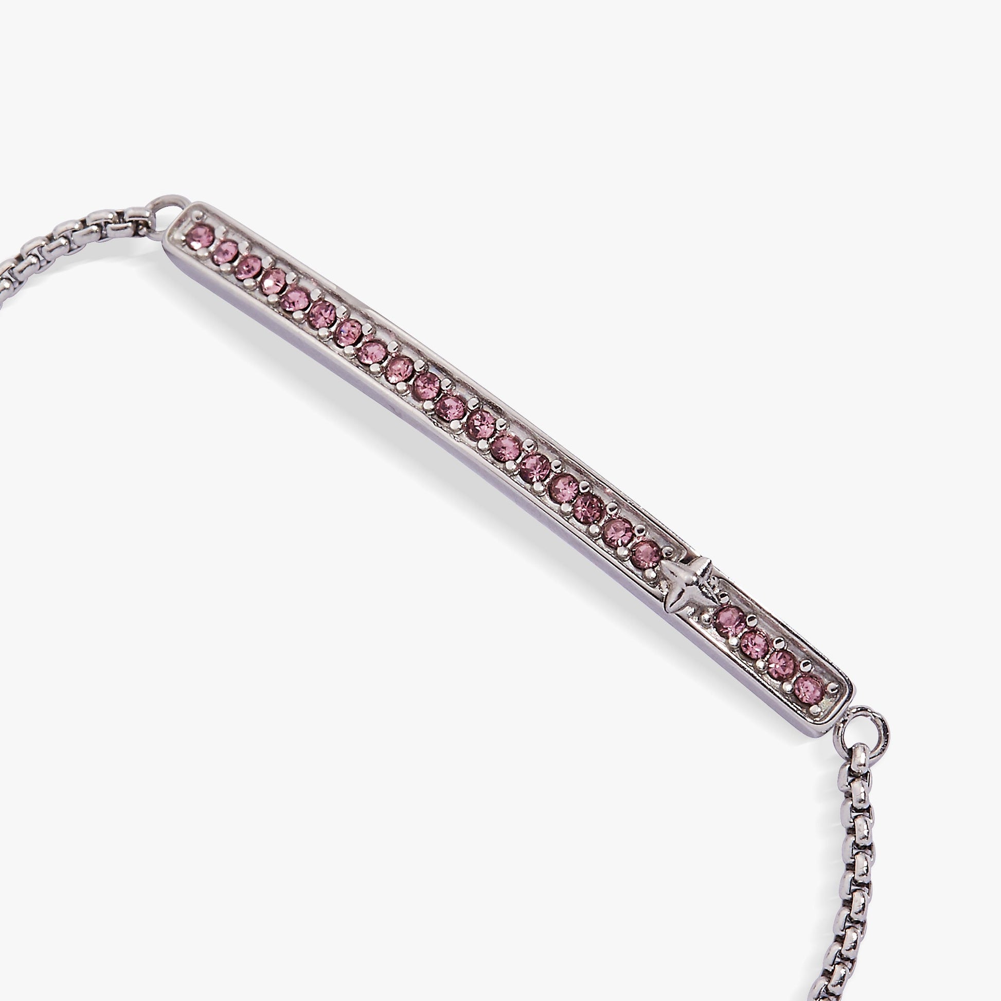 Birthstone Pave Bolo - June Stainless Steel Gold