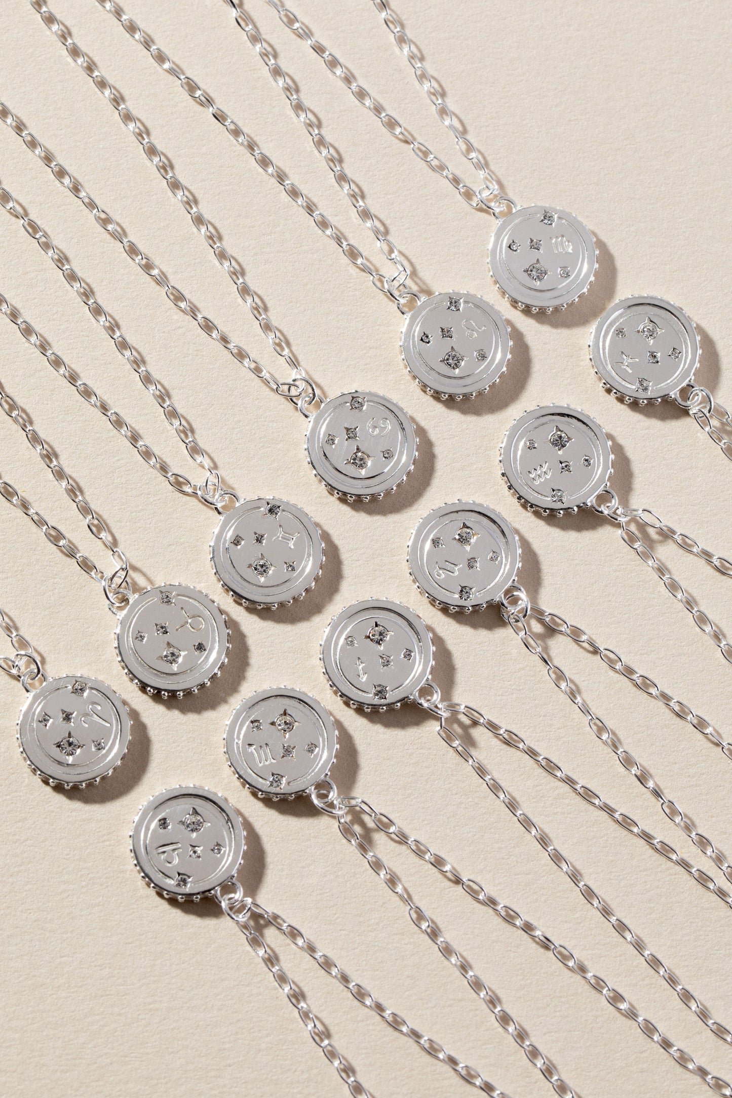 Virgo Zodiac Precious Necklace Sterling Silver