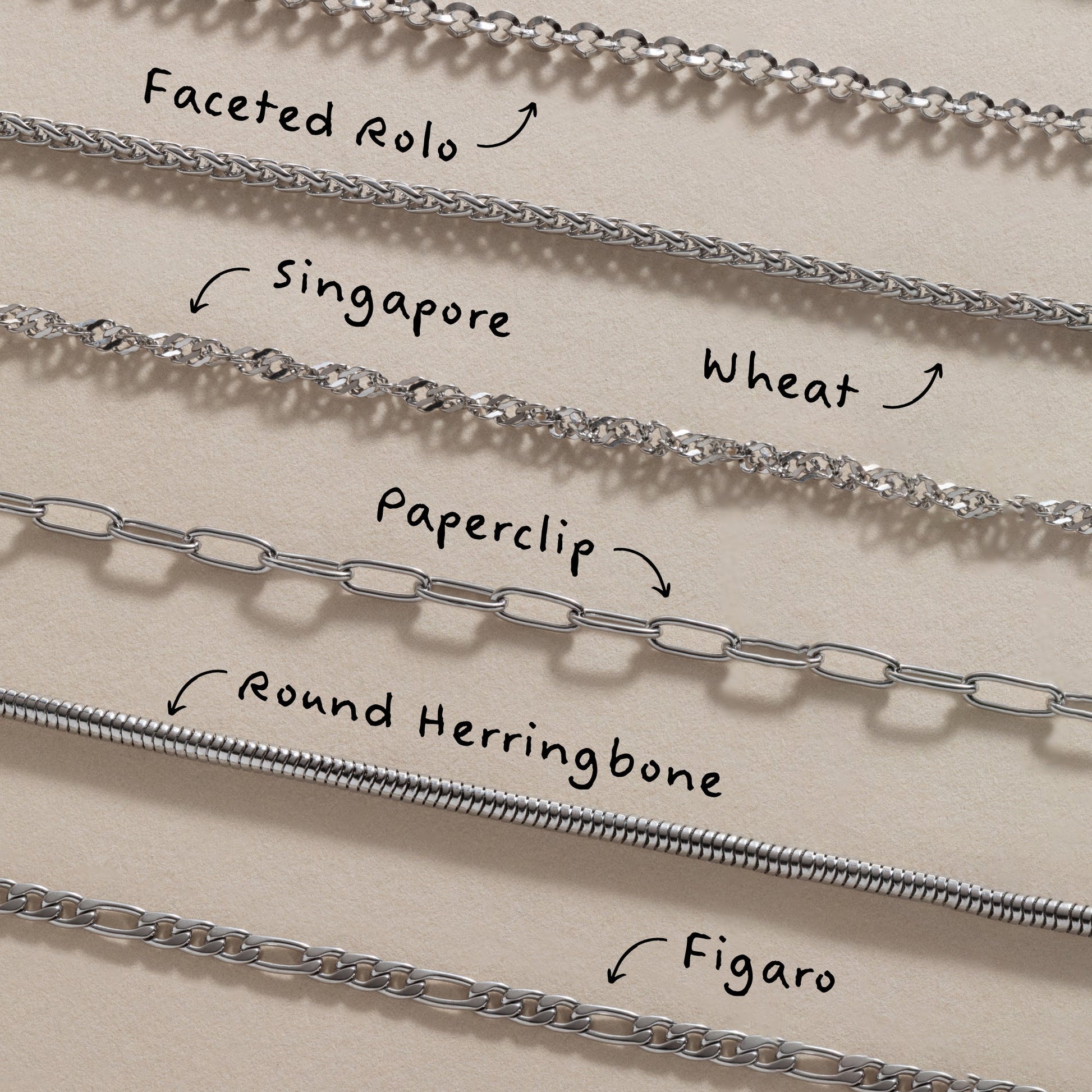 Singapore Chain Charm & Layering Necklace| Alex and Ani Stainless Steel Silver