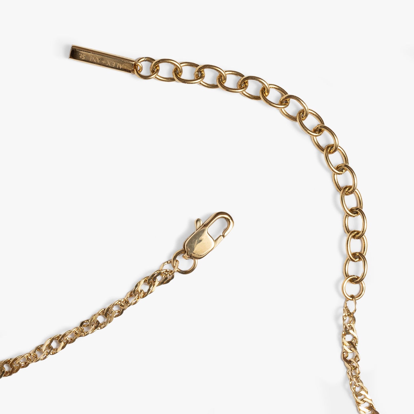 Singapore Chain Charm & Layering Necklace| Alex and Ani Stainless Steel Silver