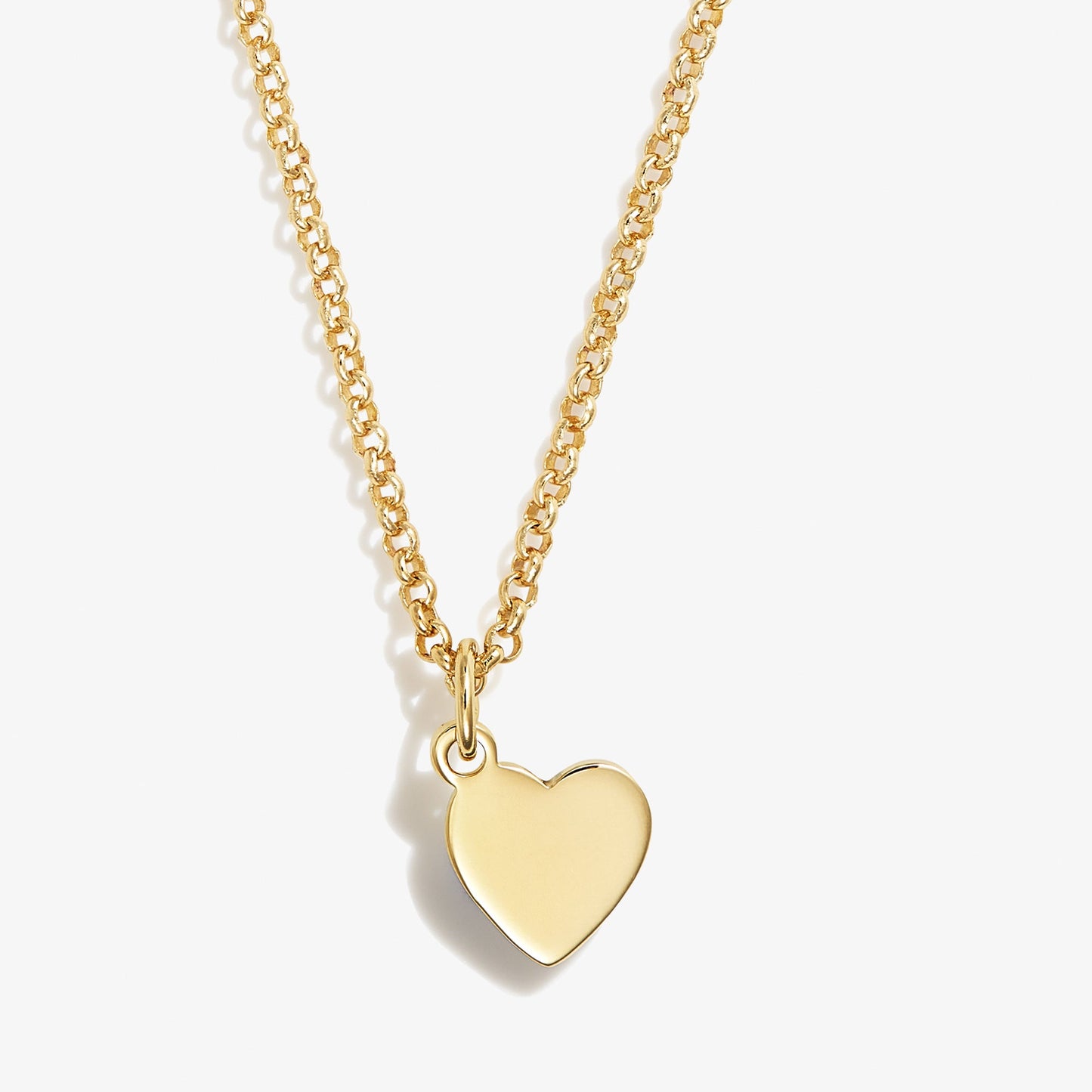 Heart Charm Necklace, 19'' - Alex and Ani Gold
