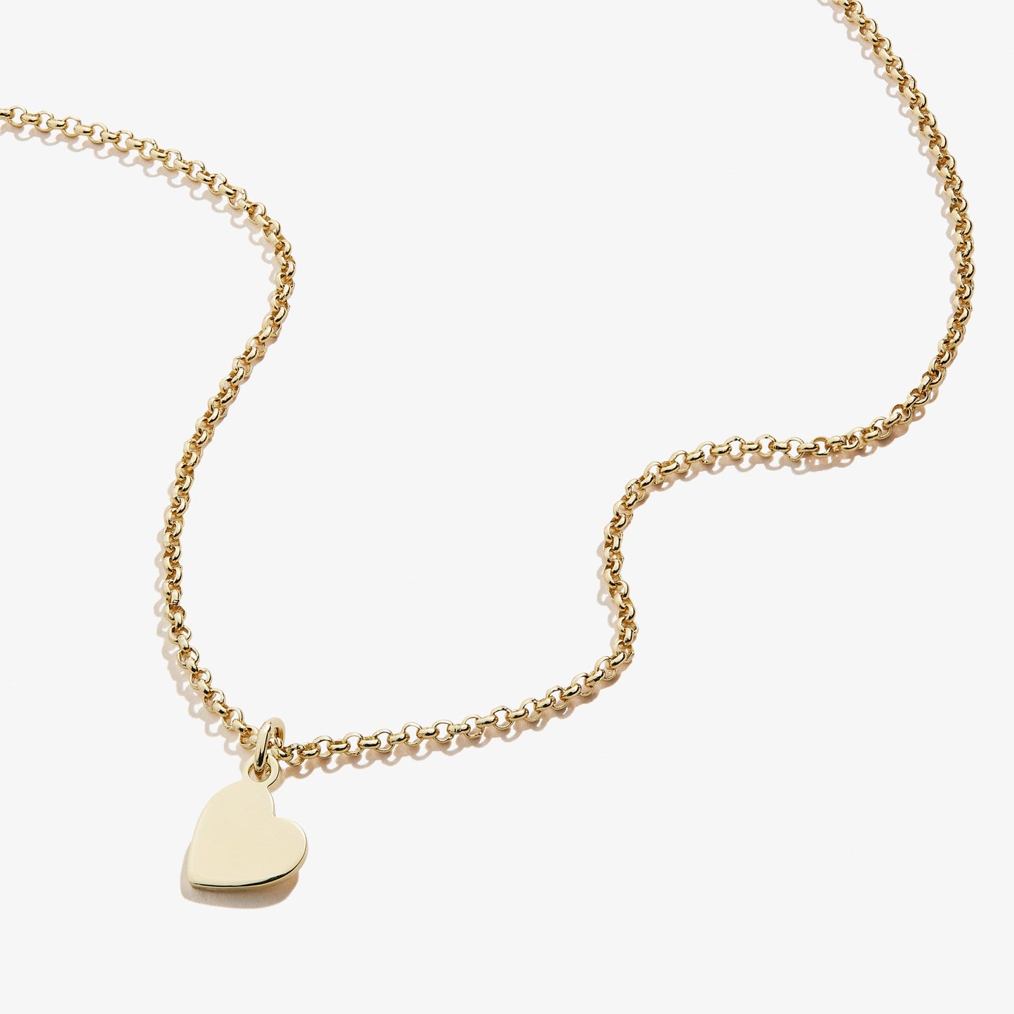 Heart Charm Necklace, 19'' - Alex and Ani Gold