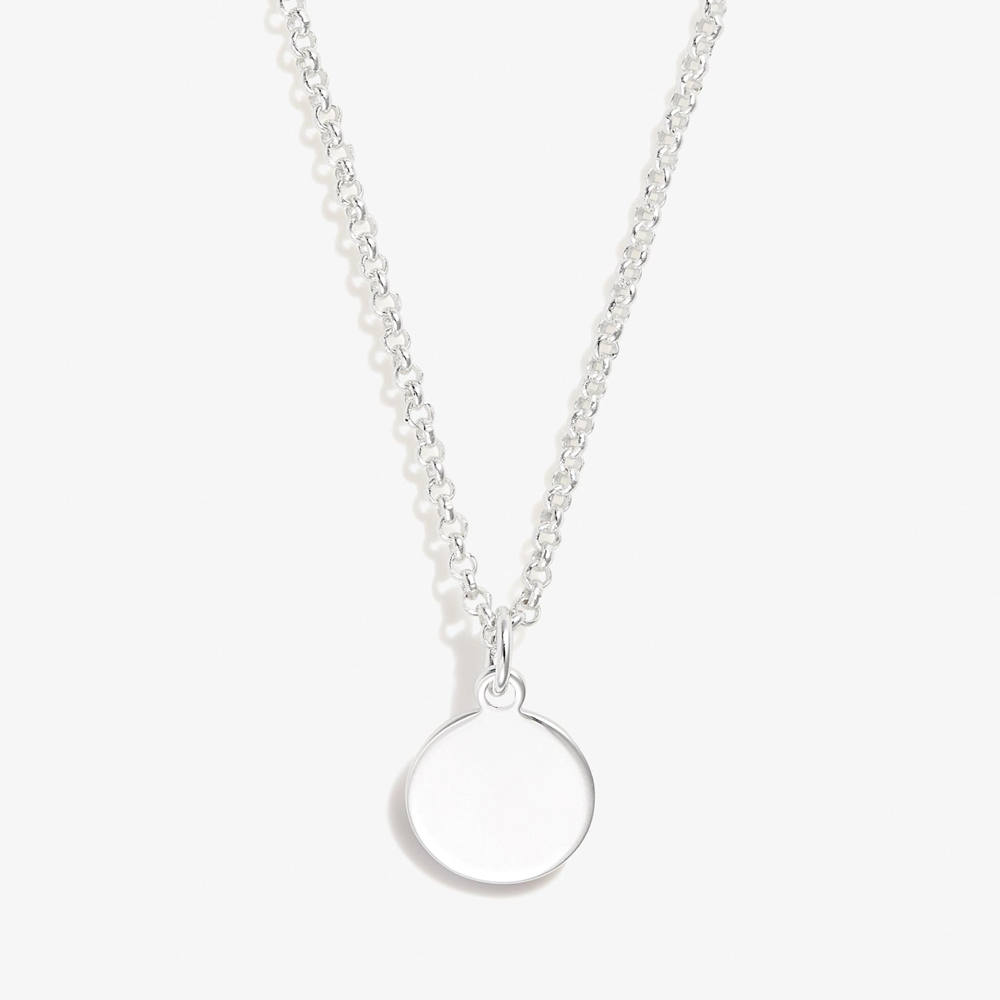 Circle Charm Necklace, 19'' - Alex and Ani Silver
