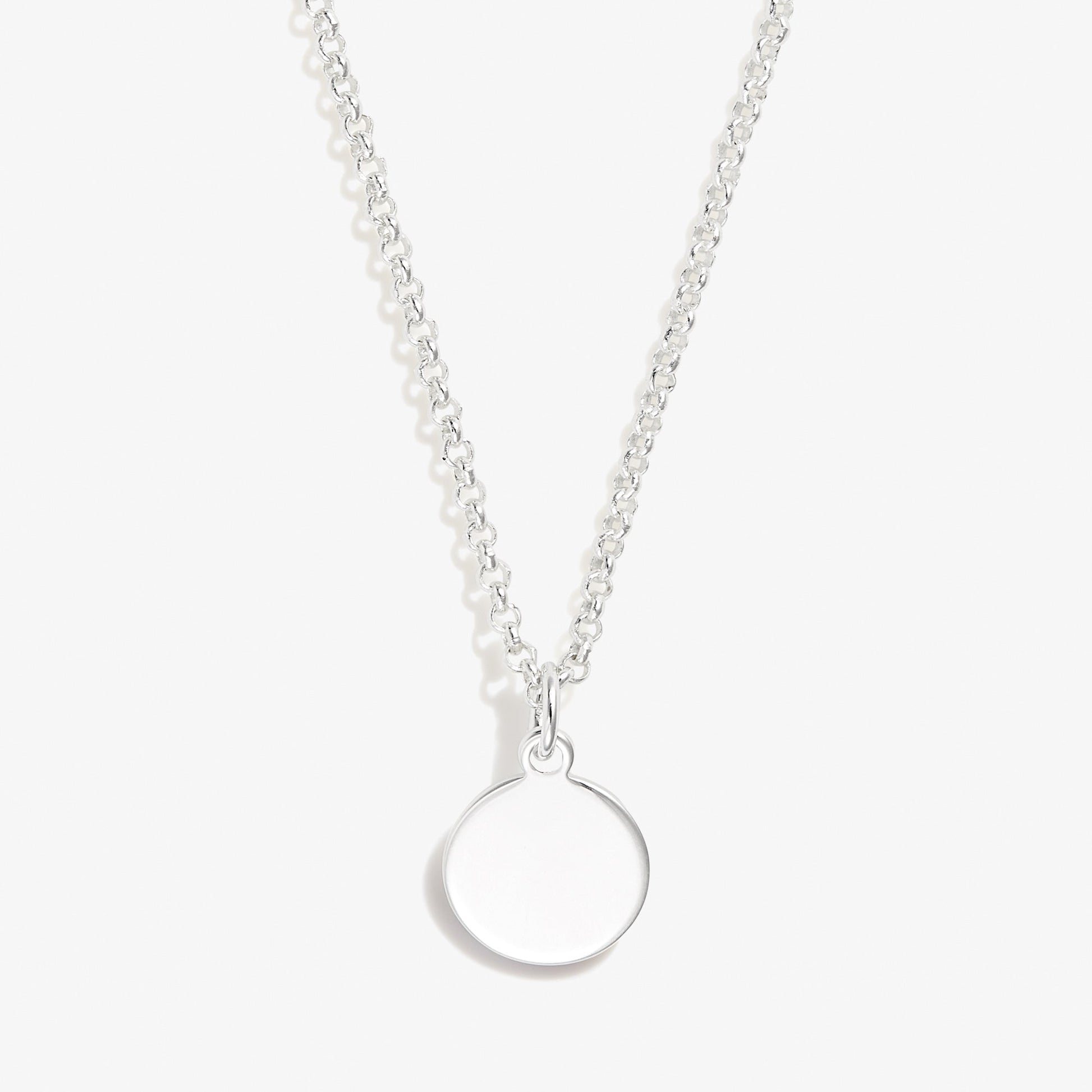Circle Charm Necklace, 19'' - Alex and Ani Silver