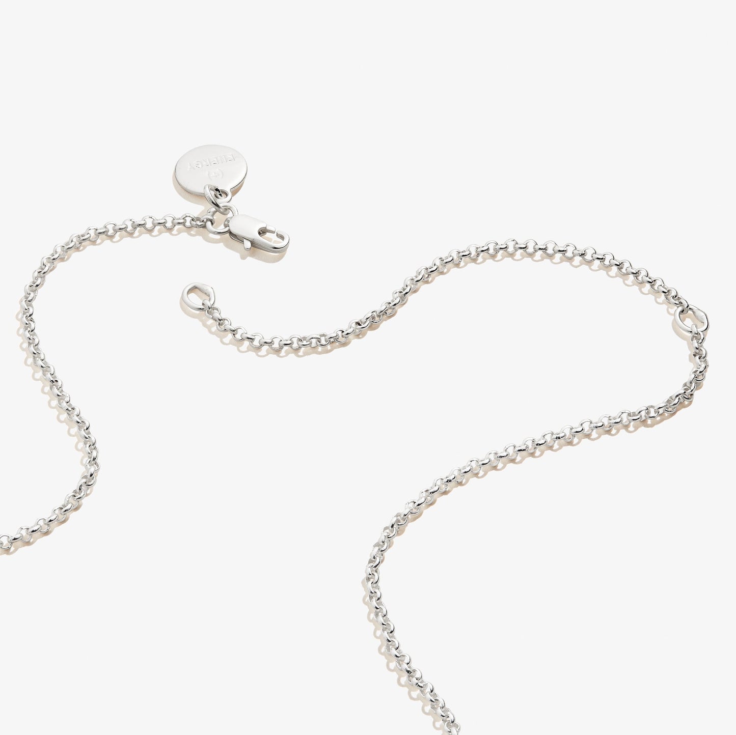 Circle Charm Necklace, 19'' - Alex and Ani Silver