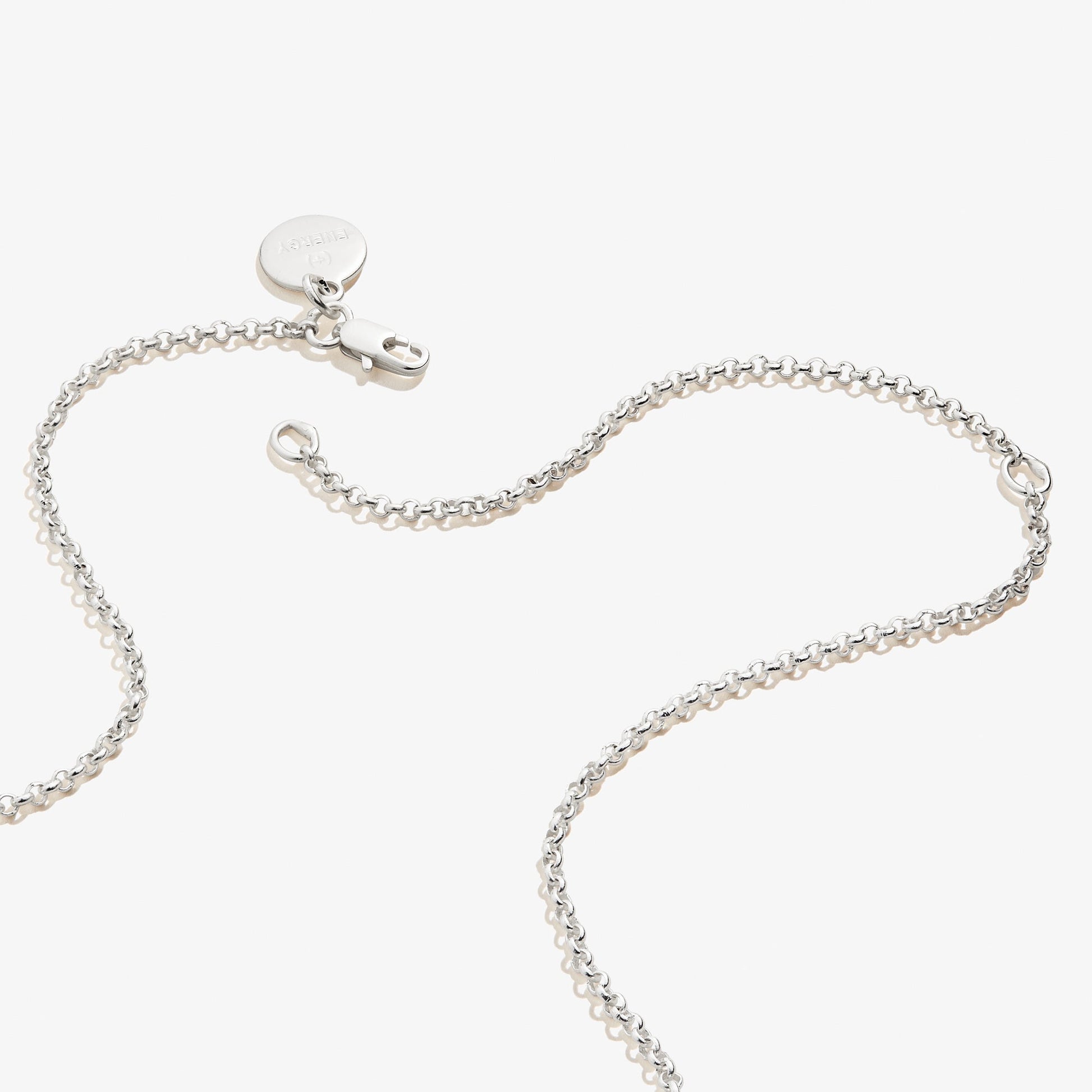 Circle Charm Necklace, 19'' - Alex and Ani Silver